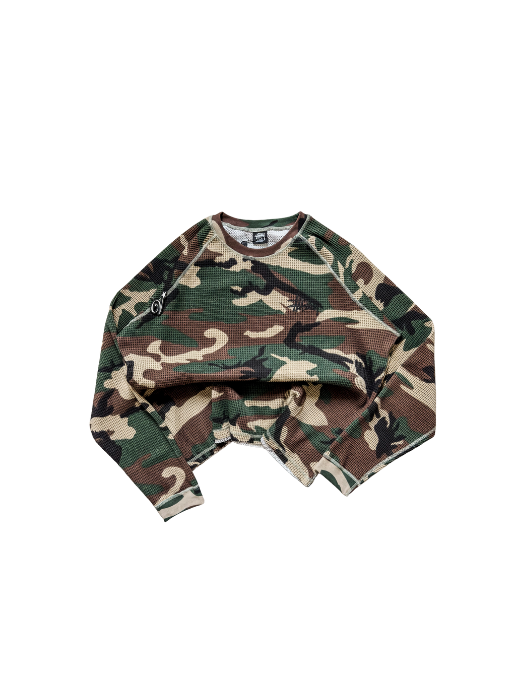 Stüssy Woodland Camo Raglan Thermal