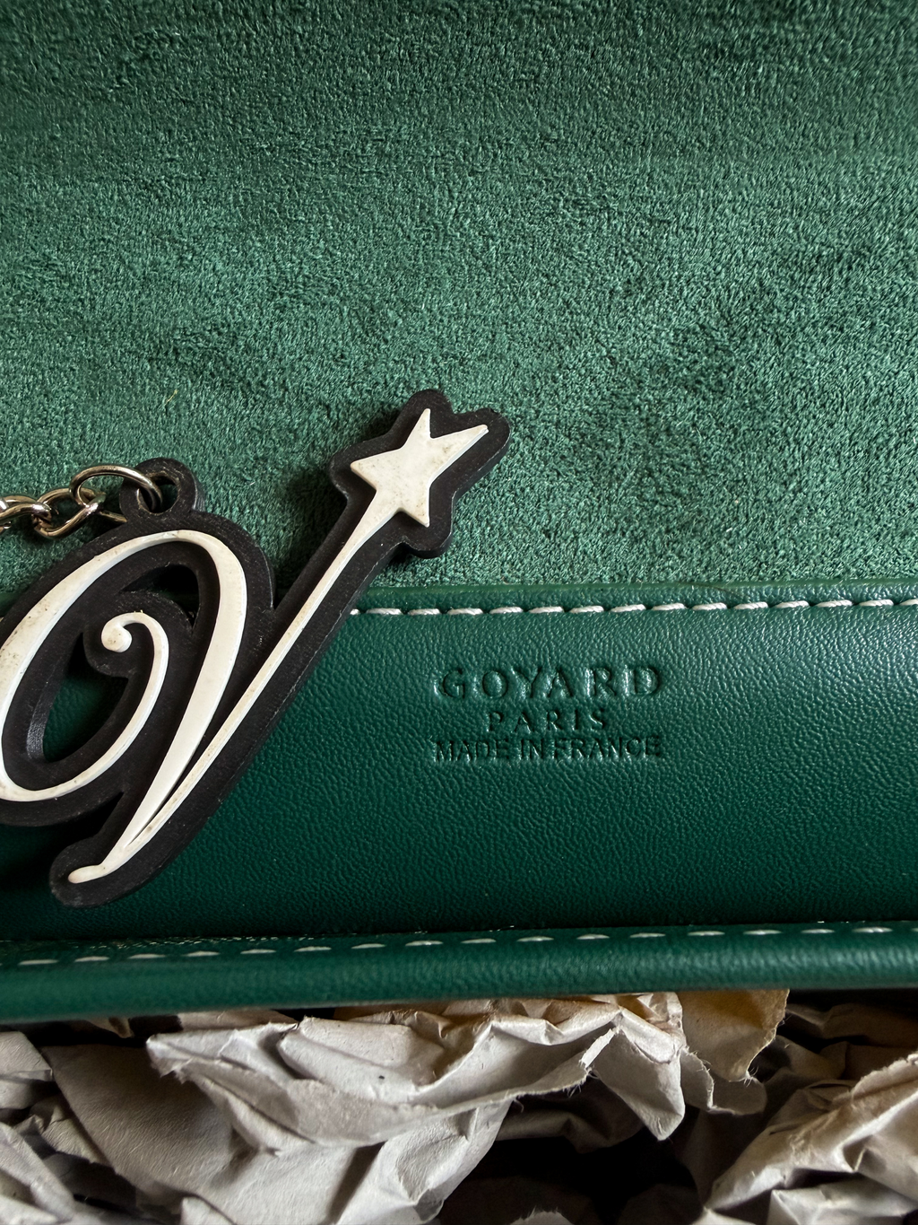 Goyard Coursier Messenger Bag in Green