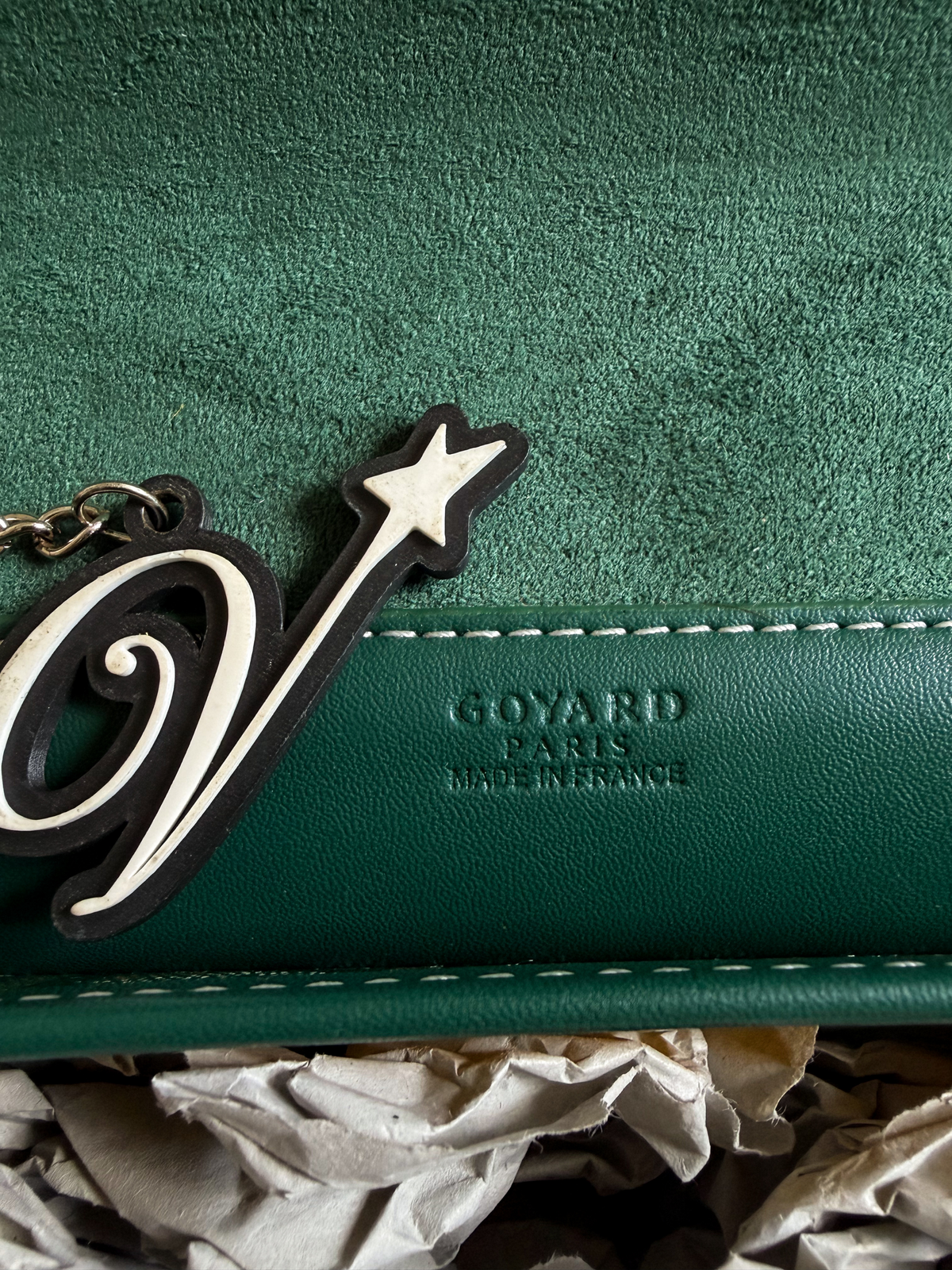 Goyard Coursier Messenger Bag in Green