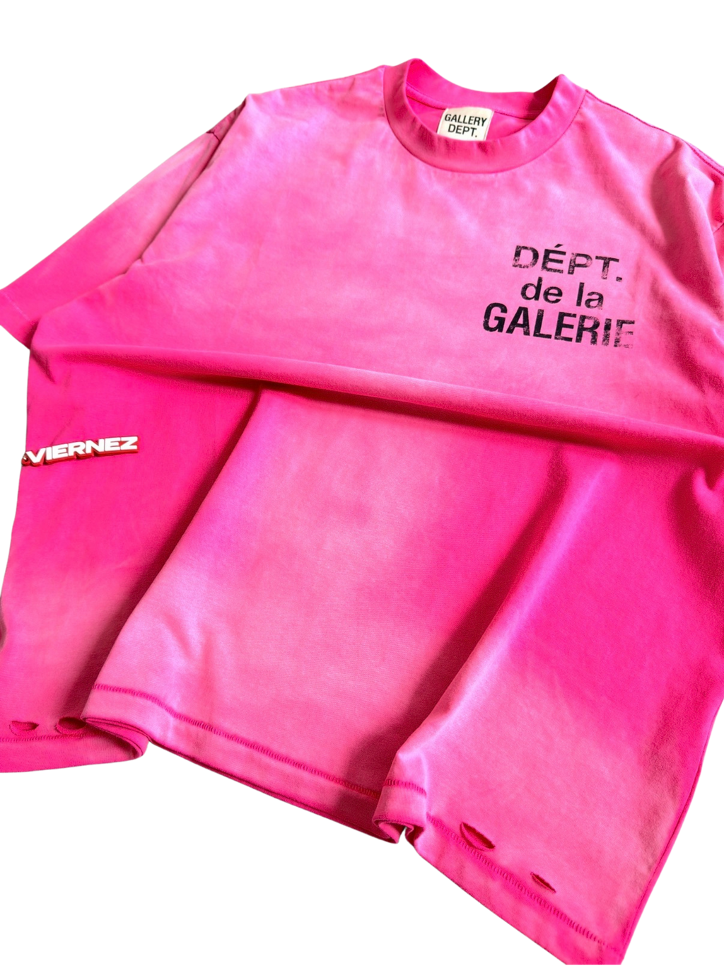 Gallery Dept. French Tee in Flo Pink