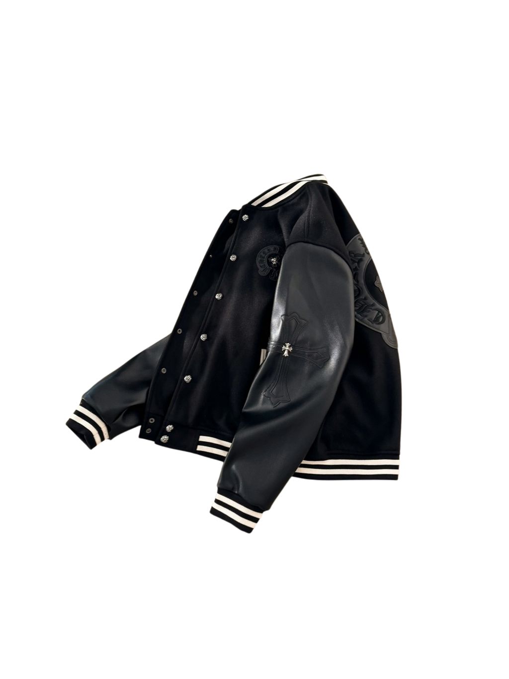 Chrome Hearts Monochrome Varsity Jacket