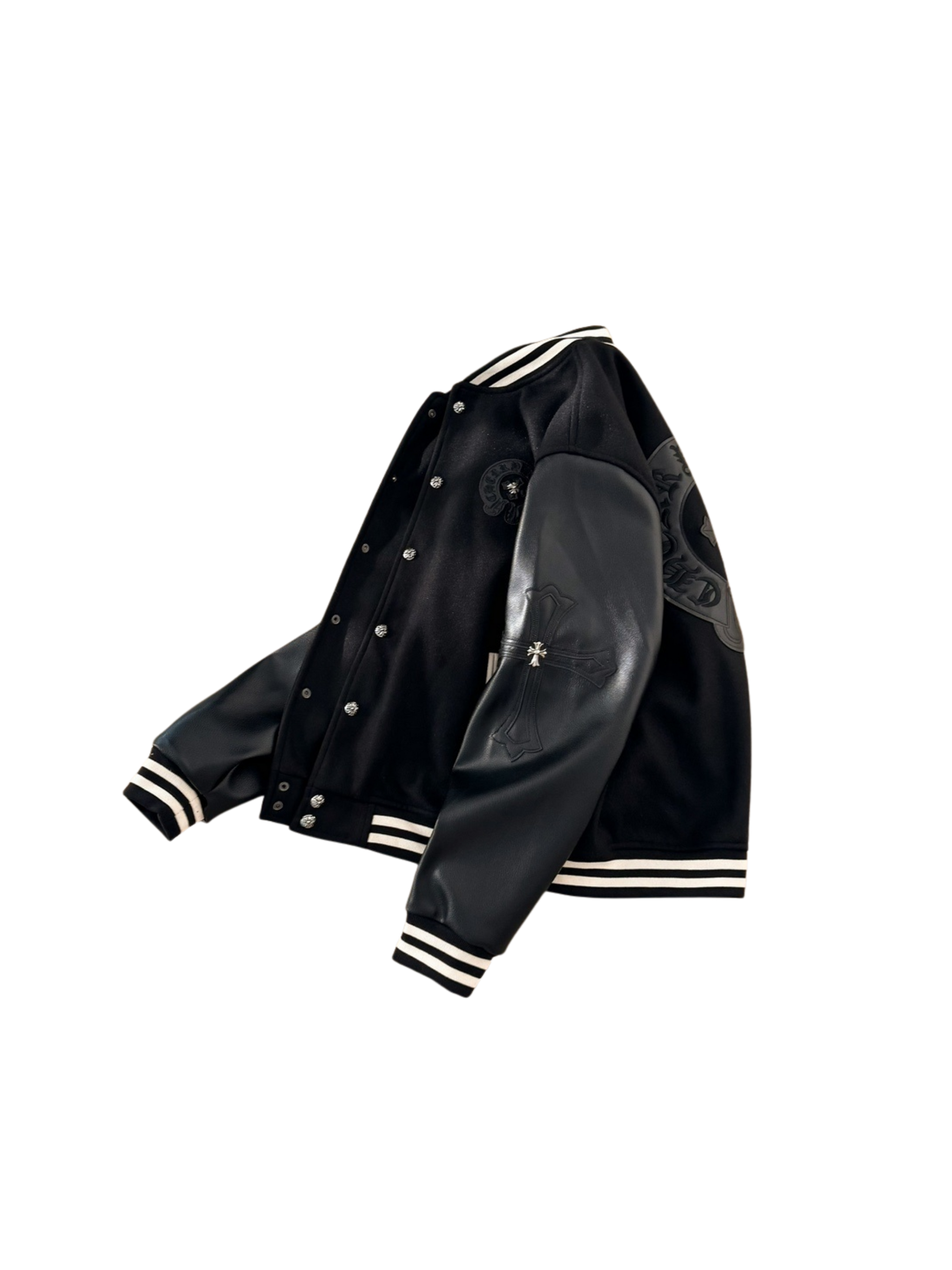 Chrome Hearts Monochrome Varsity Jacket