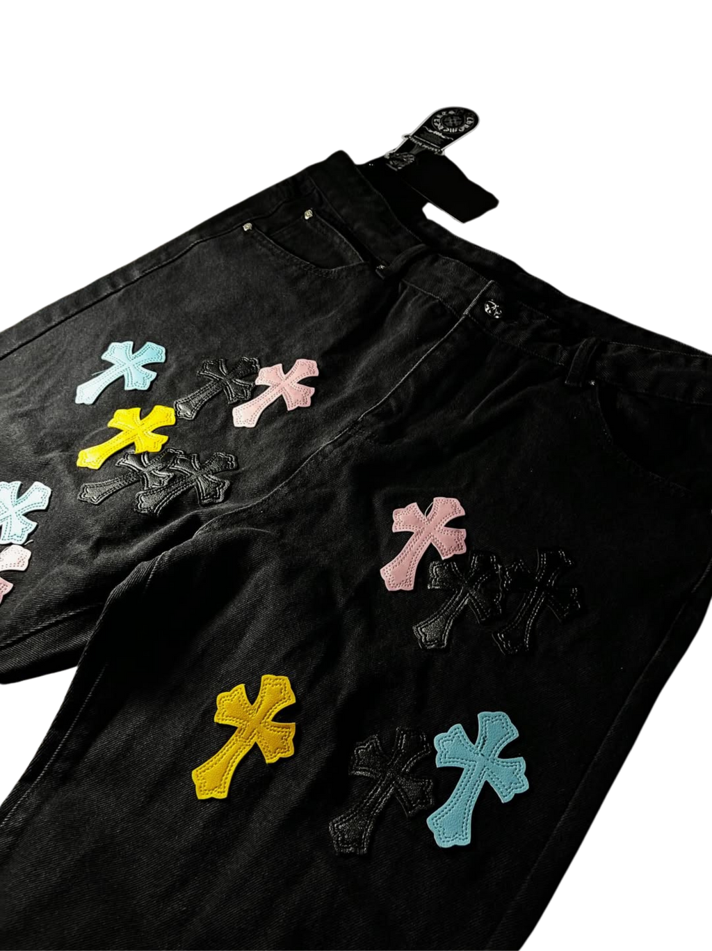 Chrome Heärts Multi-Color Cross Pants