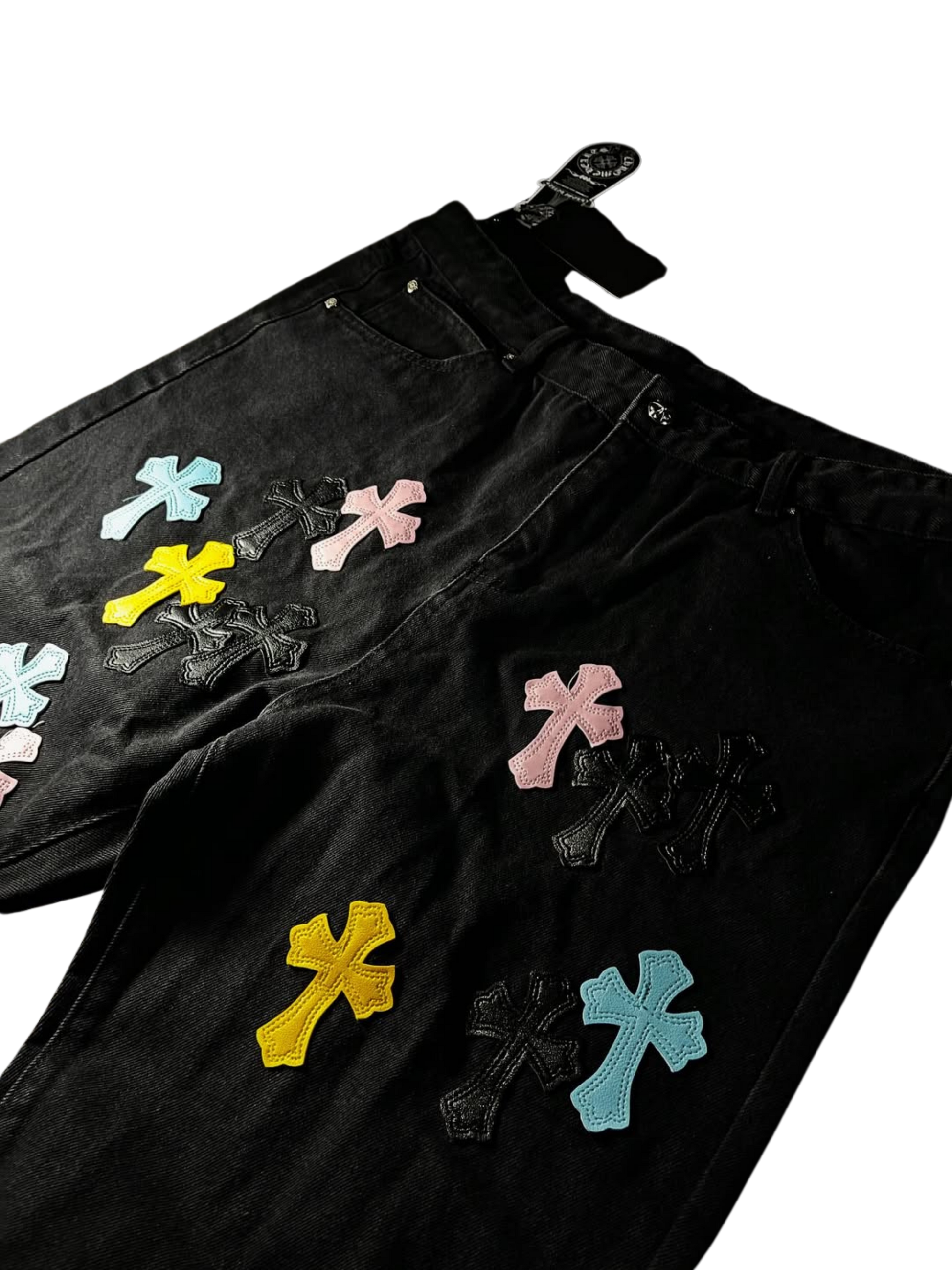 Chrome Heärts Multi-Color Cross Pants