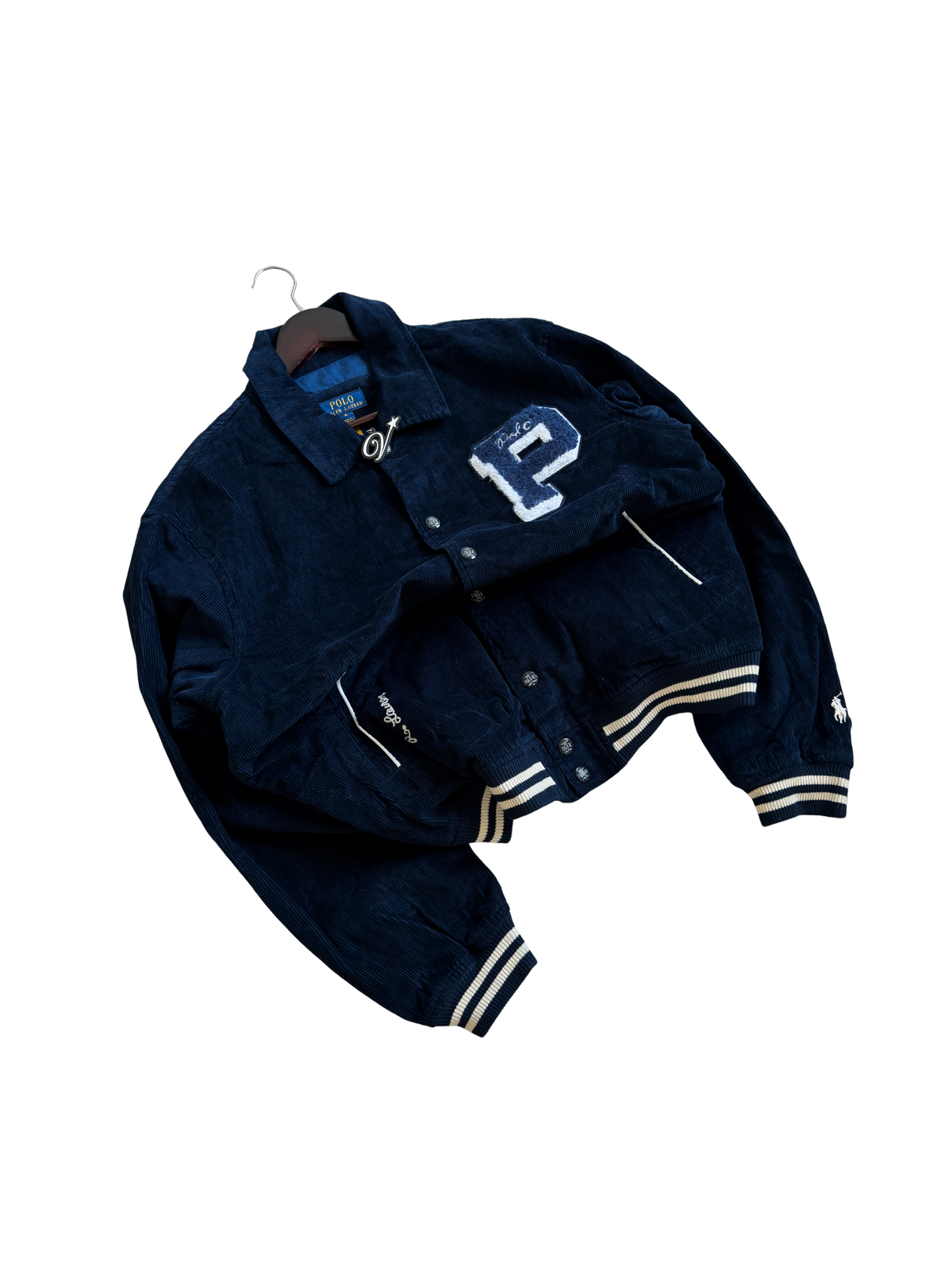 Polo Ralph Lauren Corduroy Letter Jacket