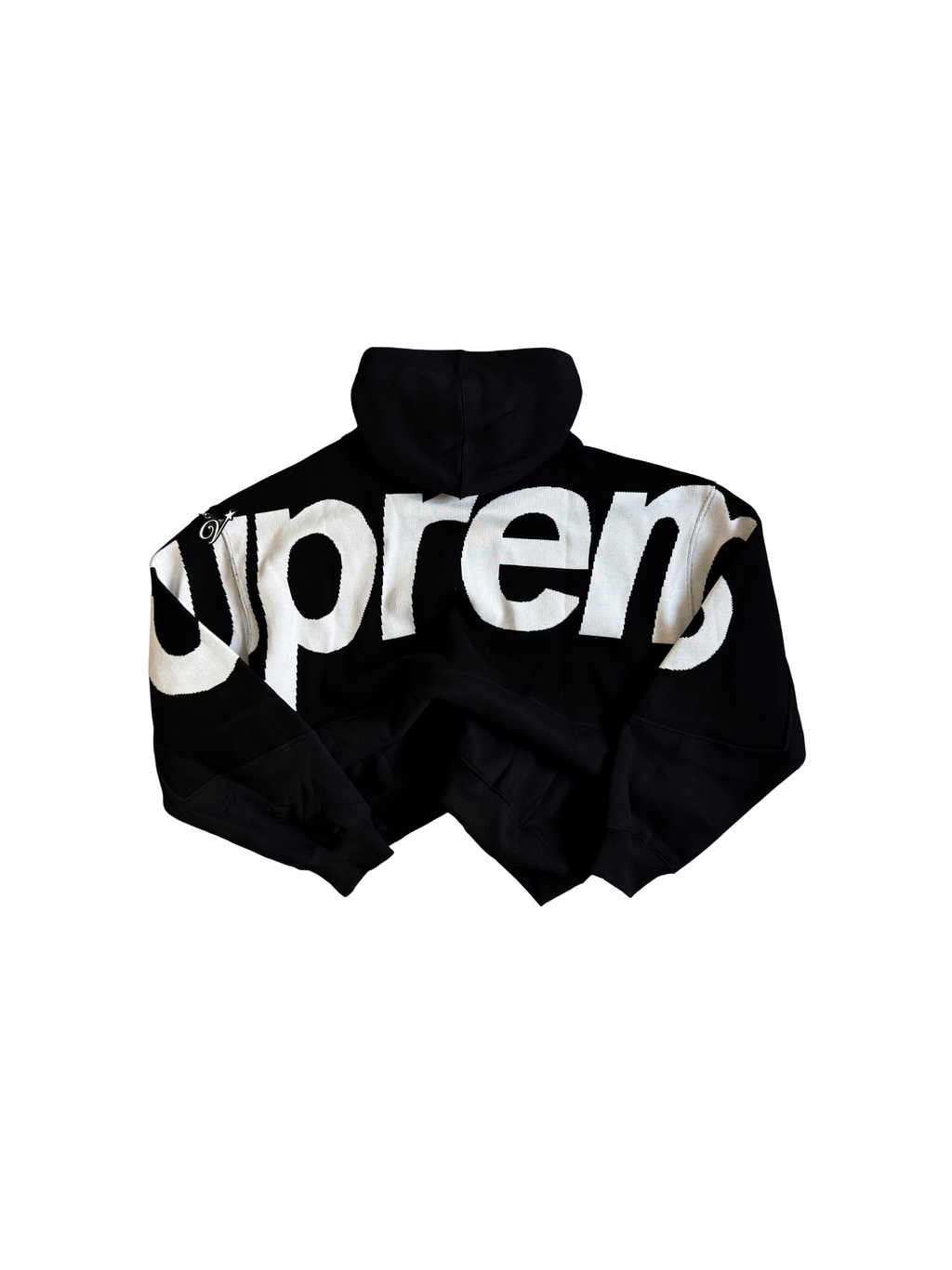 Supreme big logo jacquard hoodie