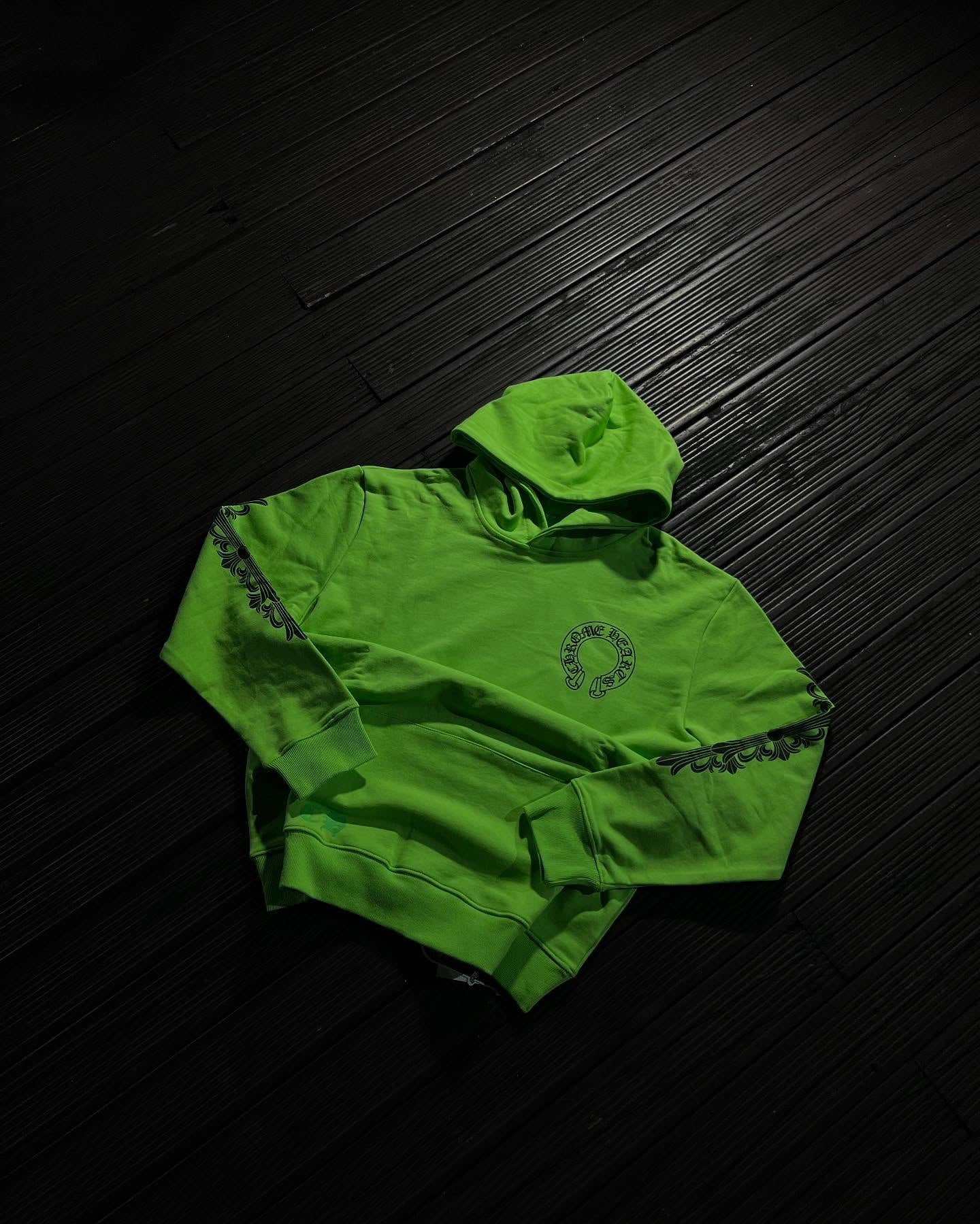 CH Green Horseshoe Logo Hoodie