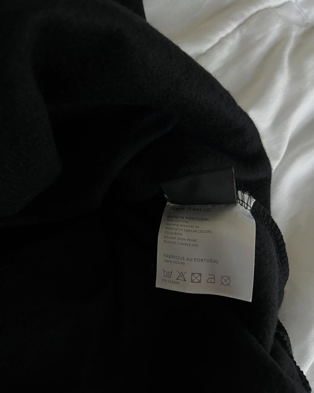 Denim tears monochrome hoodie