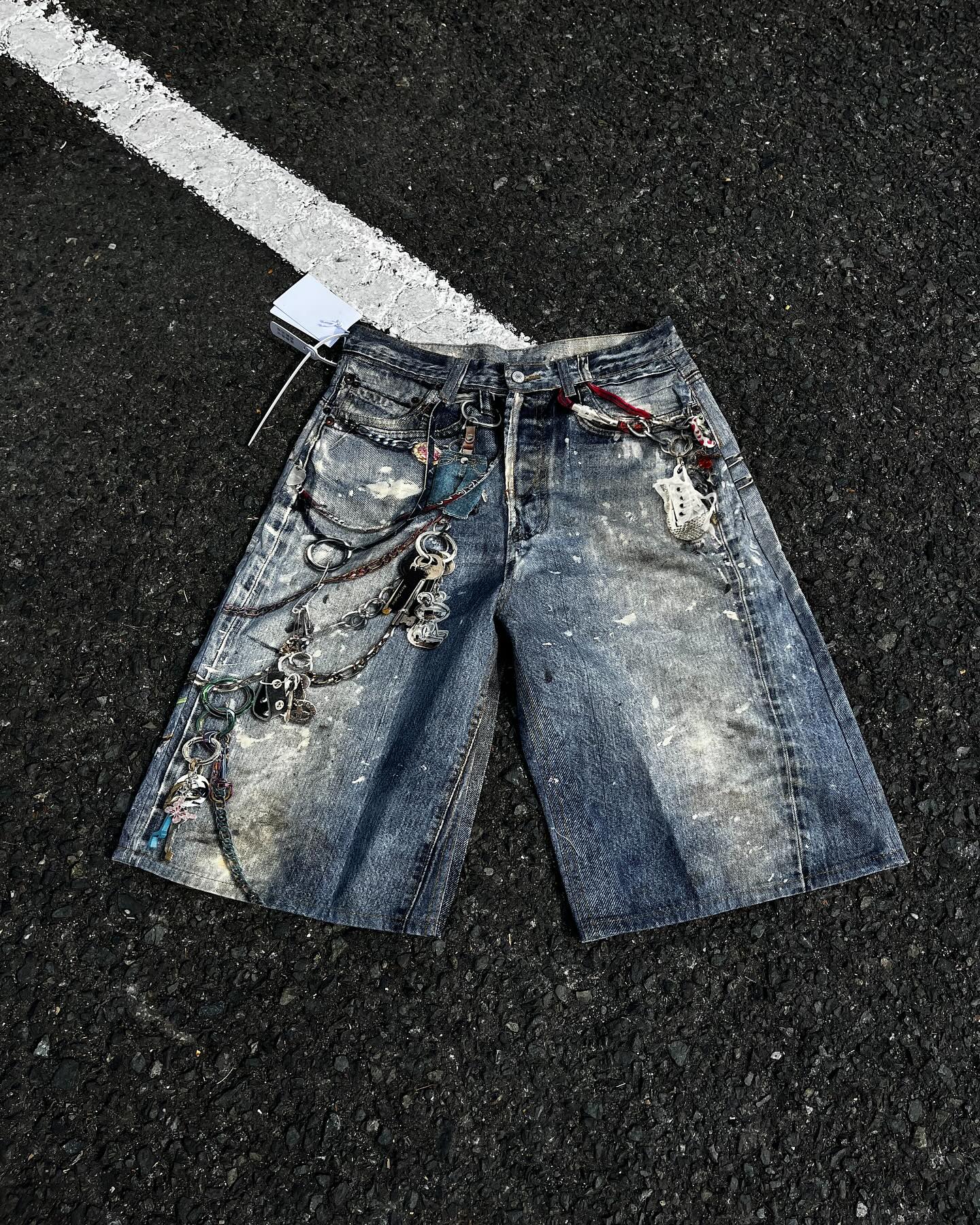 Acne Studios 1981 Trompe Denim Shorts