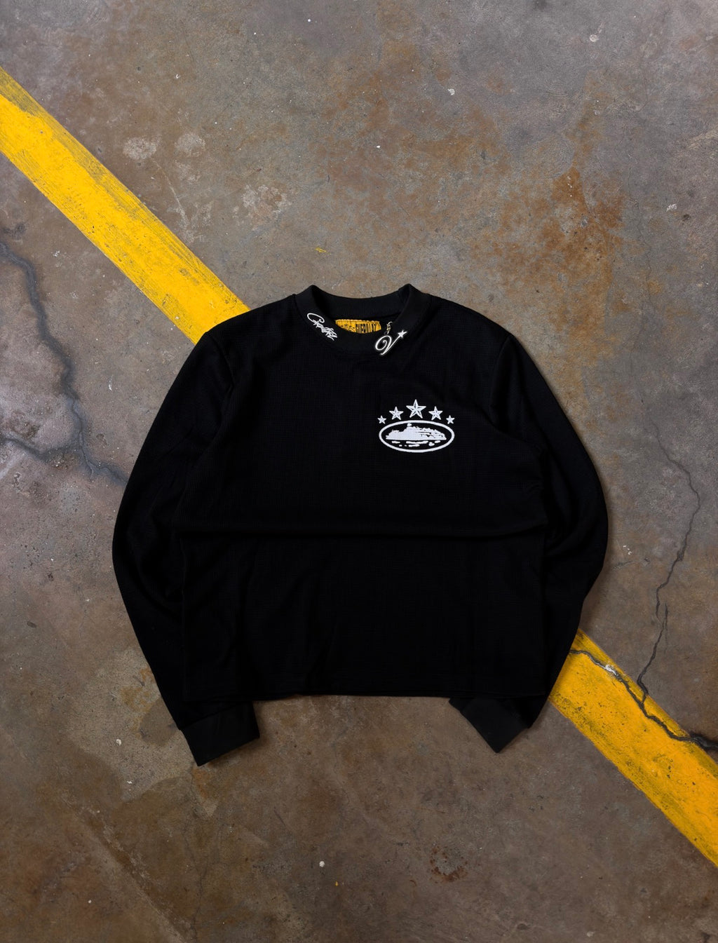 Corteiz 5 Star Alcatraz Waffle Longsleeve MEDIUM - ON HAND