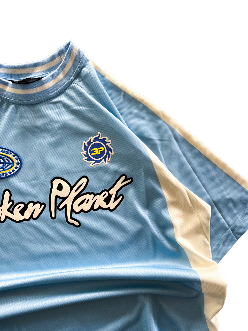 Broken Planet Light blue jersey