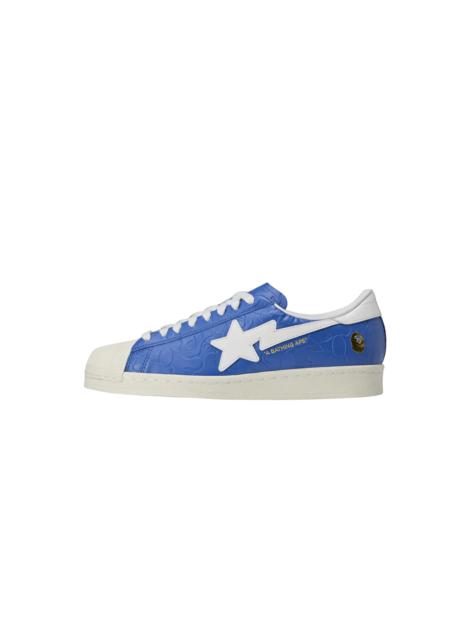 Bape x Adidas Superstar Vintage ‘Blue and White’