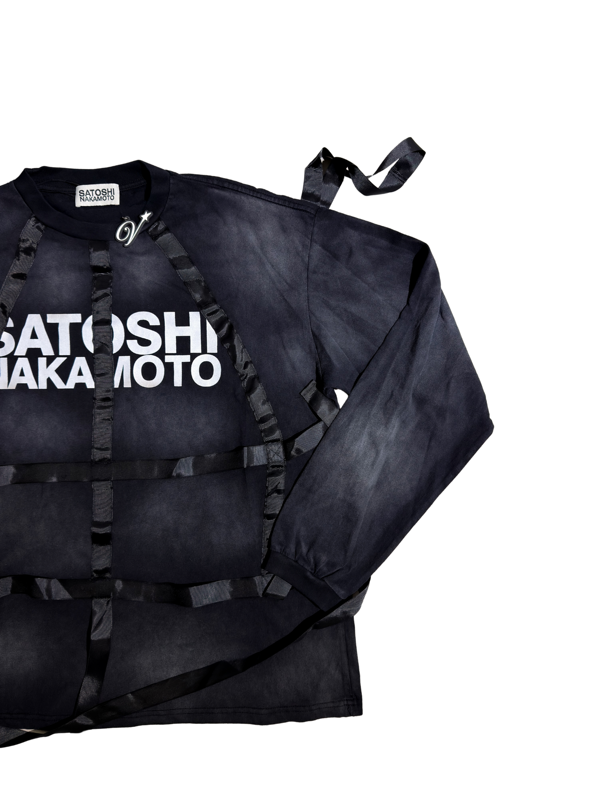 Satoshi Nakamoto Bondage logo long sleeve