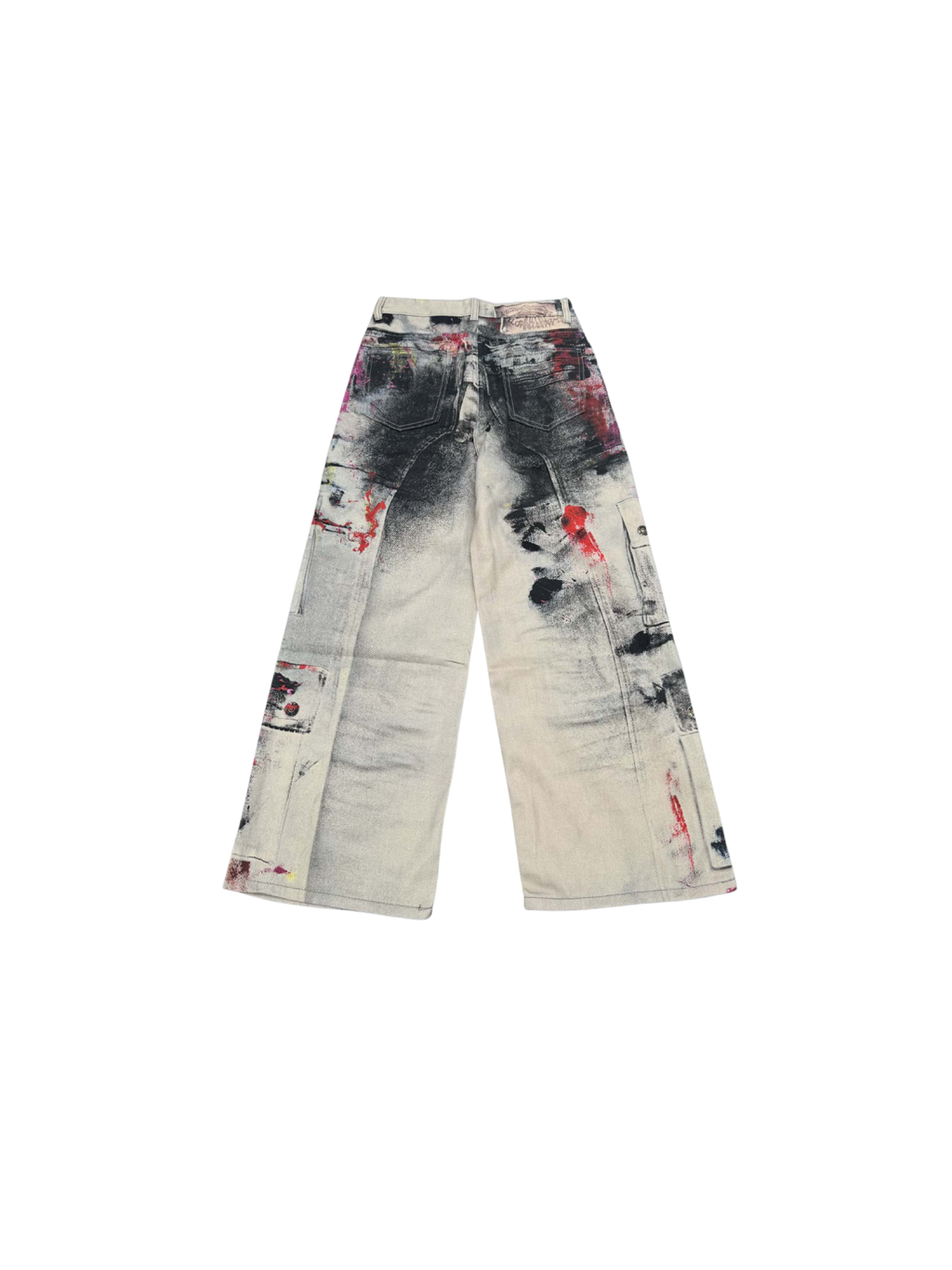 Acne Studios Men's 1981 U Painter Printed Decorator Jeans
