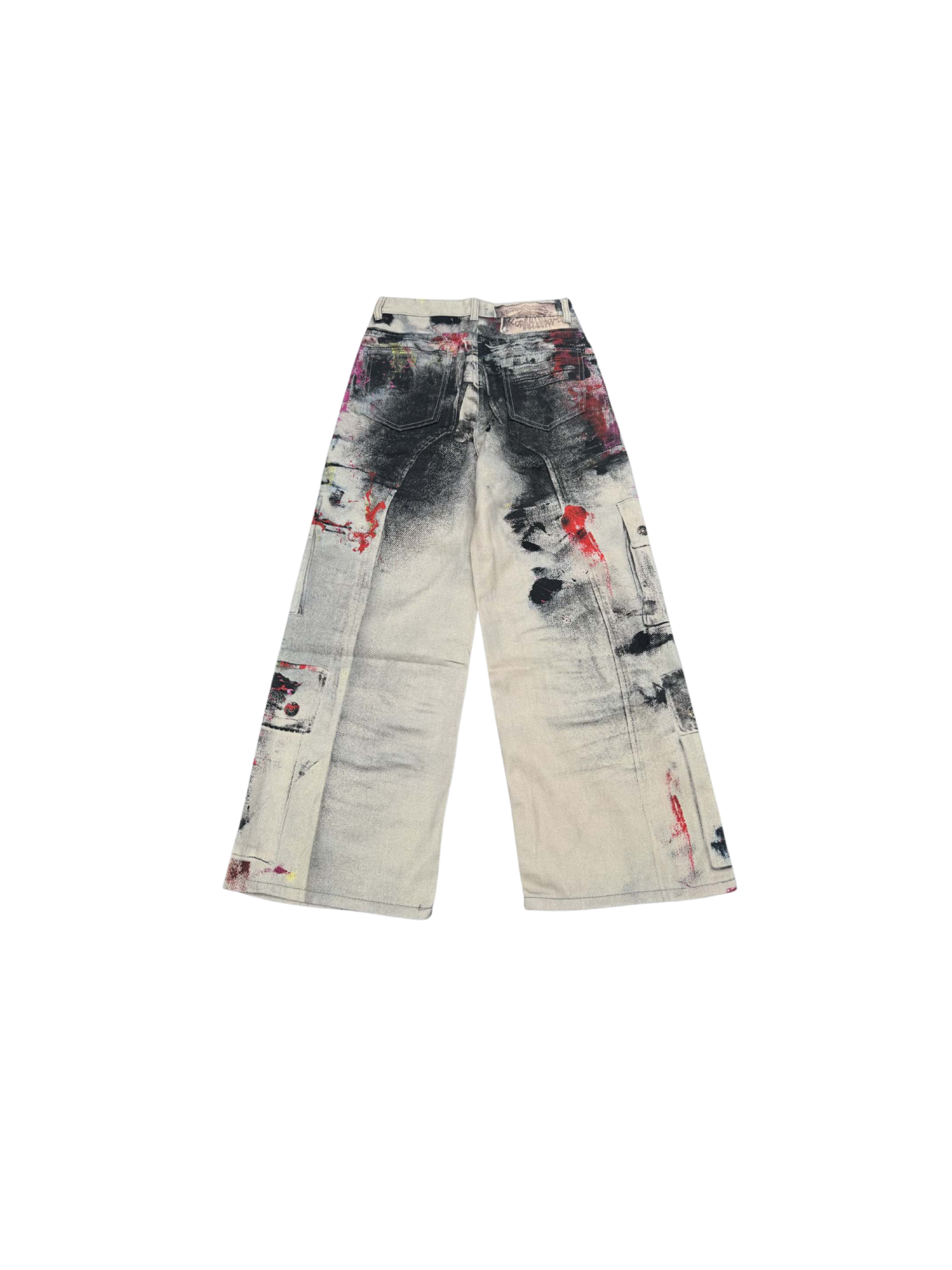 Acne Studios Men's 1981 U Painter Printed Decorator Jeans