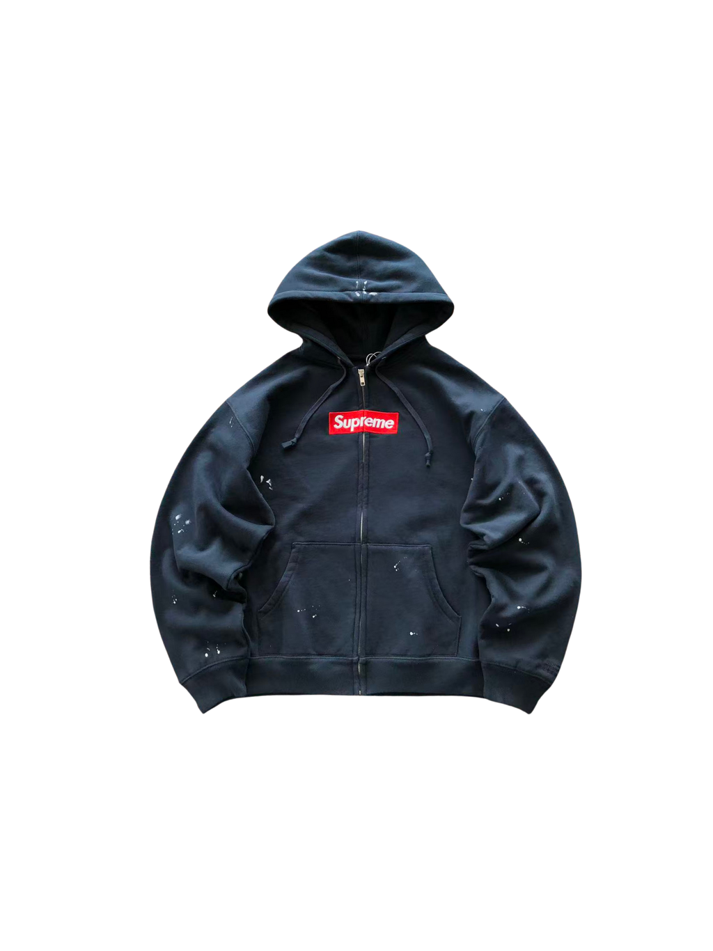 Supreme x MM6 Box Logo Zip Up Hoodie