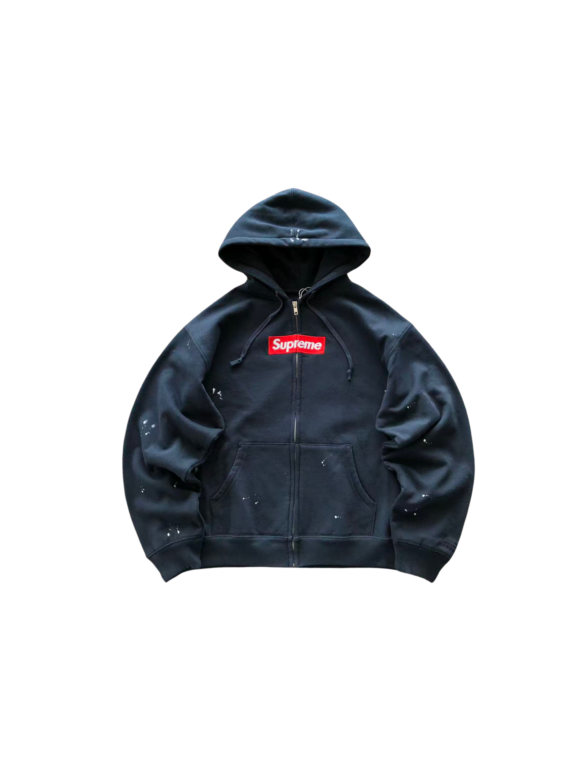Supreme x MM6 Box Logo Zip Up Hoodie