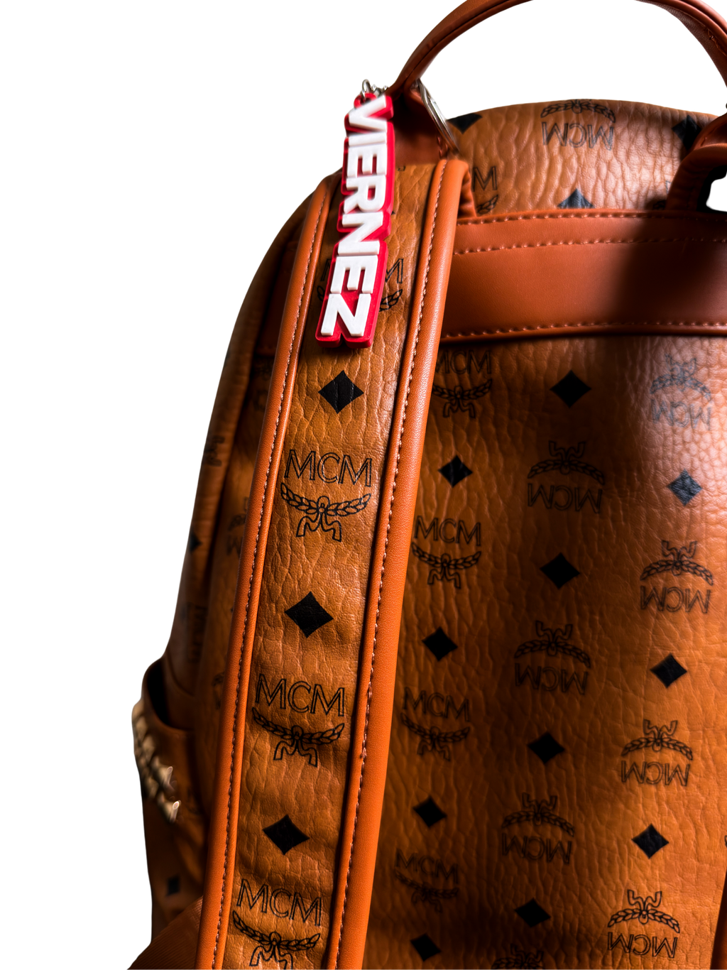 MCM Stark Side Studs Backpack in Visetos
