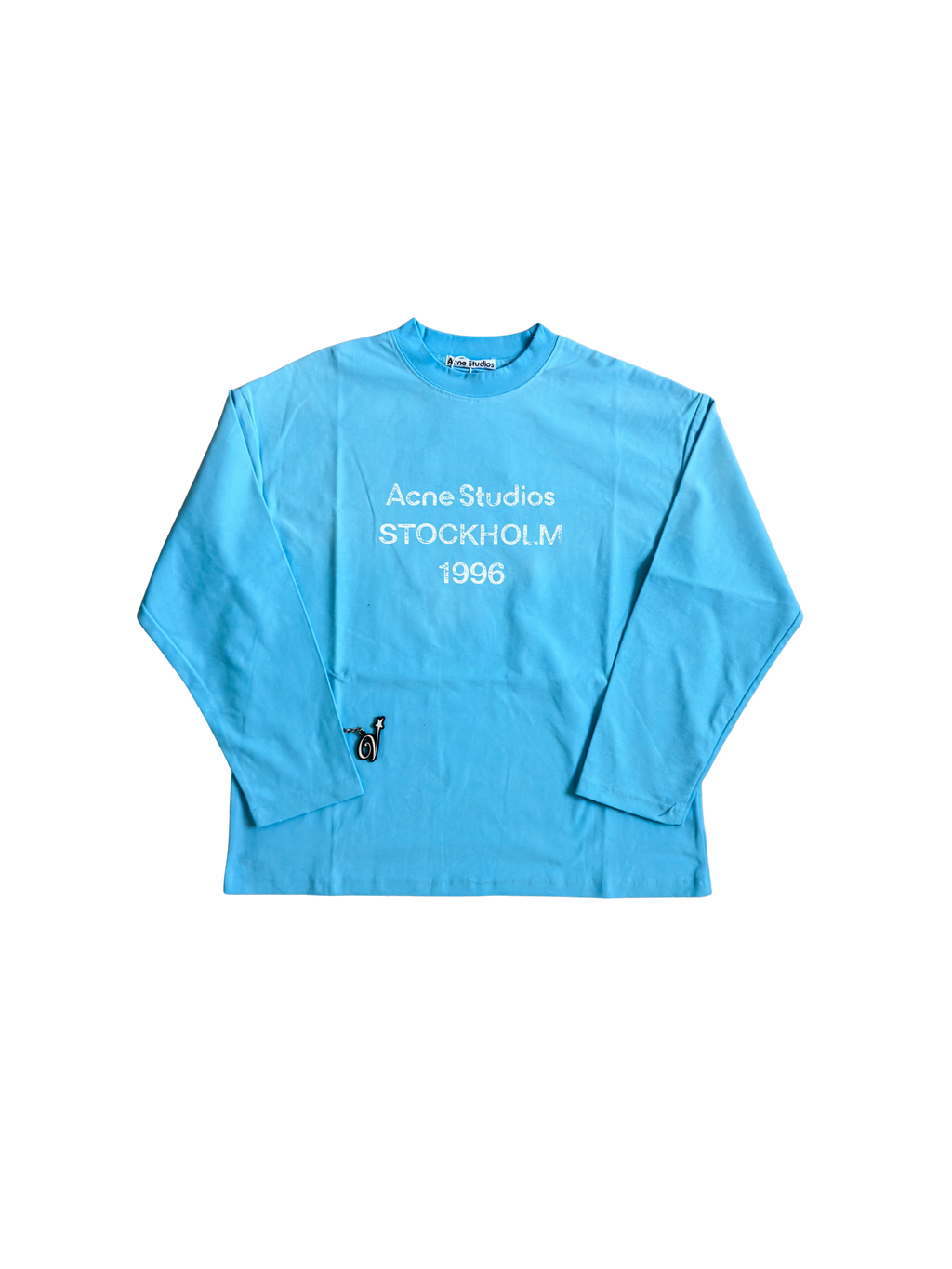 Acne Studios Distressed Summer Tones L/S Light Blue Medium - ON HAND