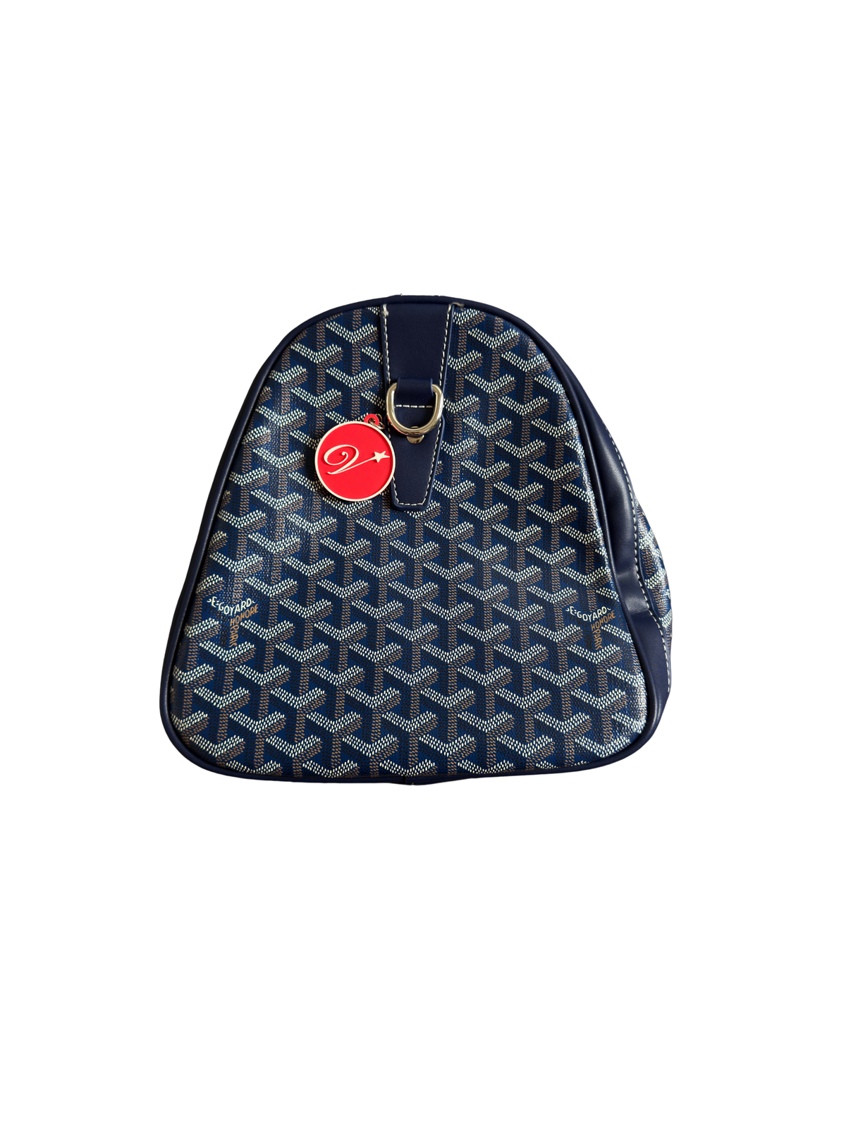Goyard Boston 45 Duffle Bag in Navy Blue