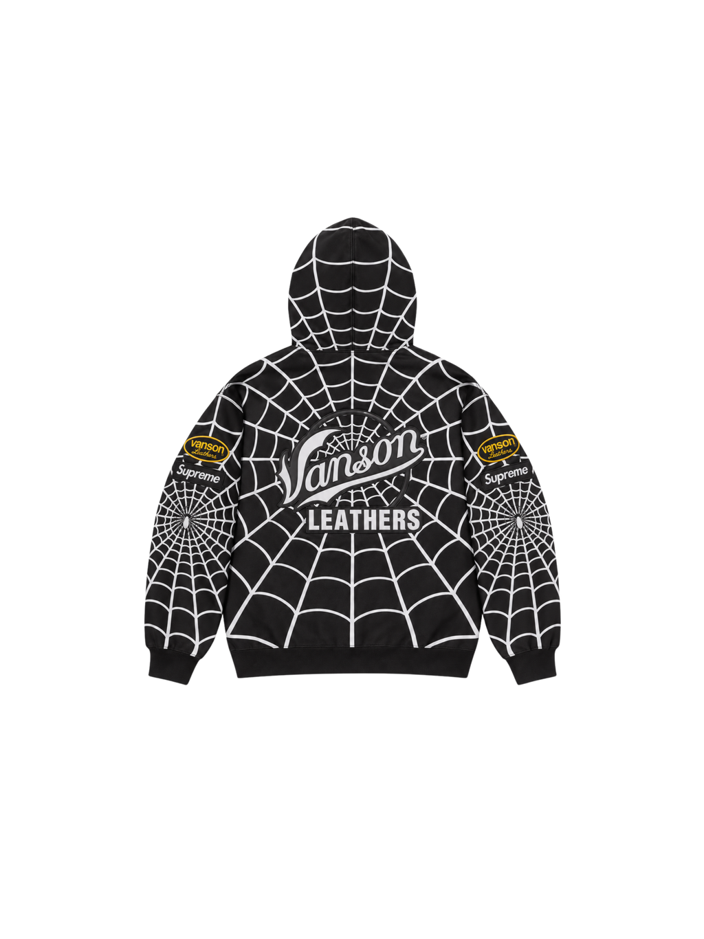 Supreme x Vanson Leathers x Marvel Spider-Man Zip-up Hoodie