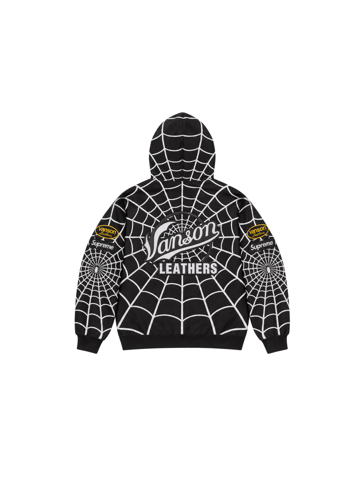 Supreme x Vanson Leathers x Marvel Spider-Man Zip-up Hoodie