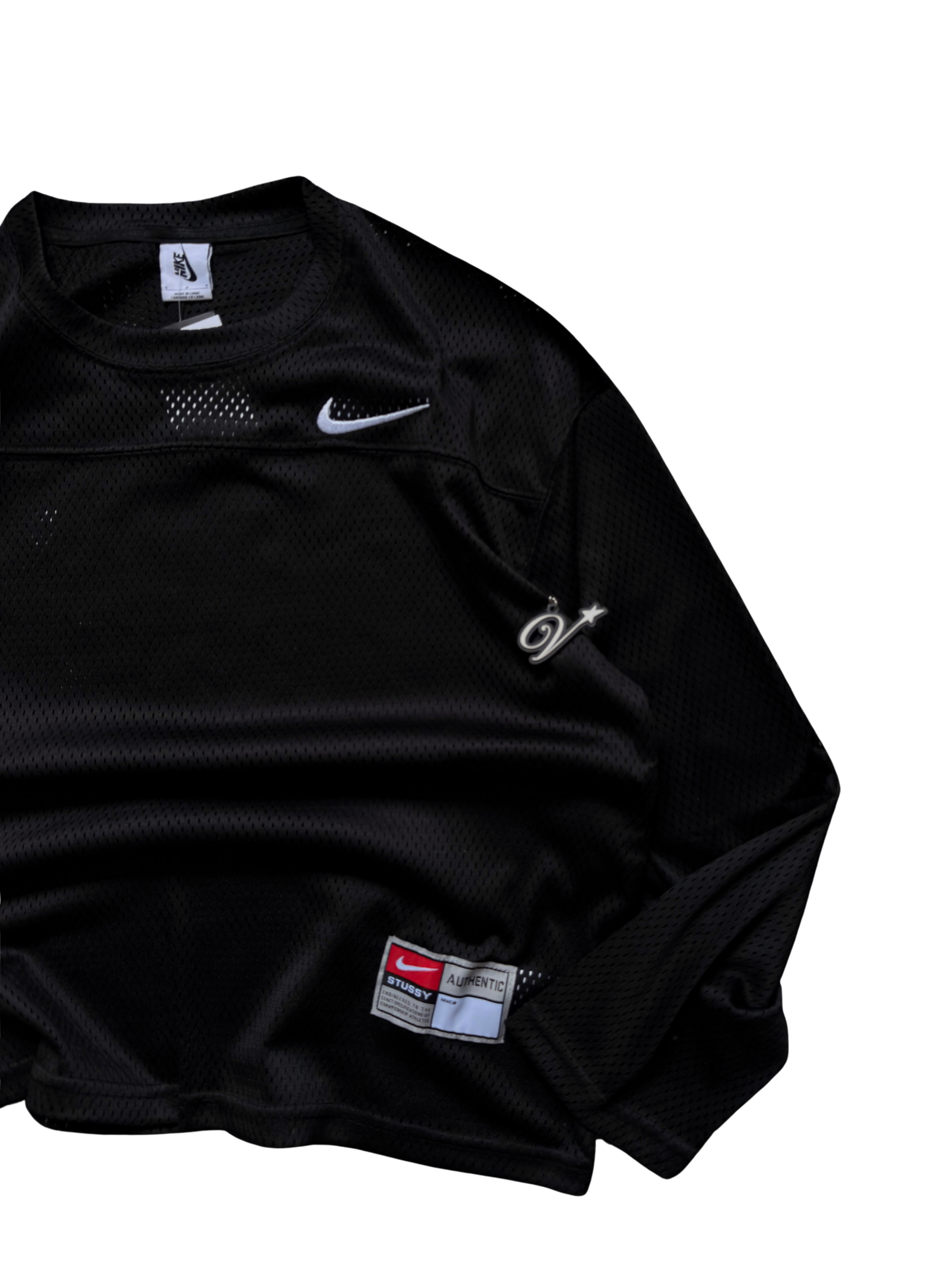 Stüșsy x nk mesh longsleeve Black Small - ON HAND