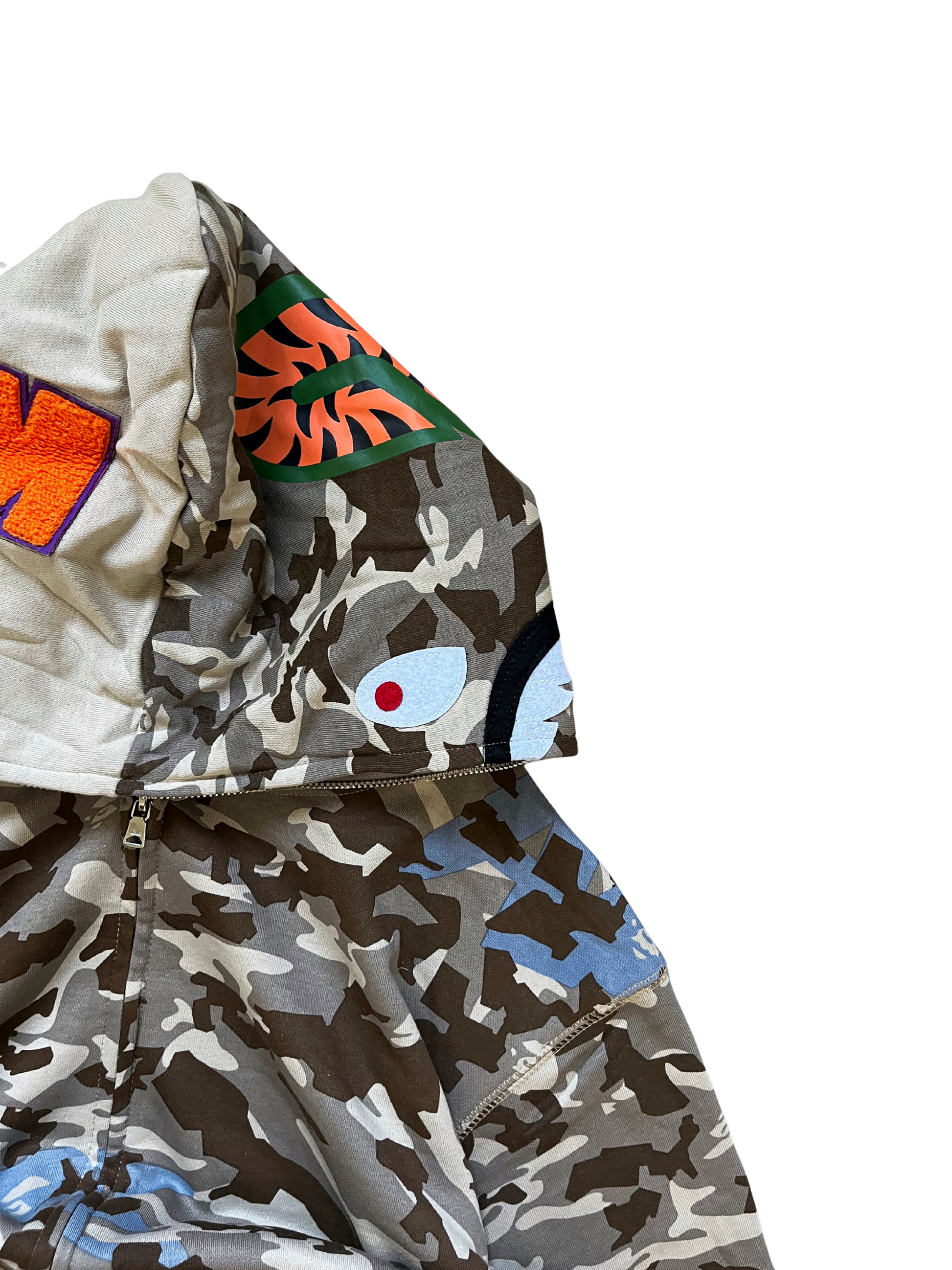 Bape Shark Dual Pocket Camo hoodie