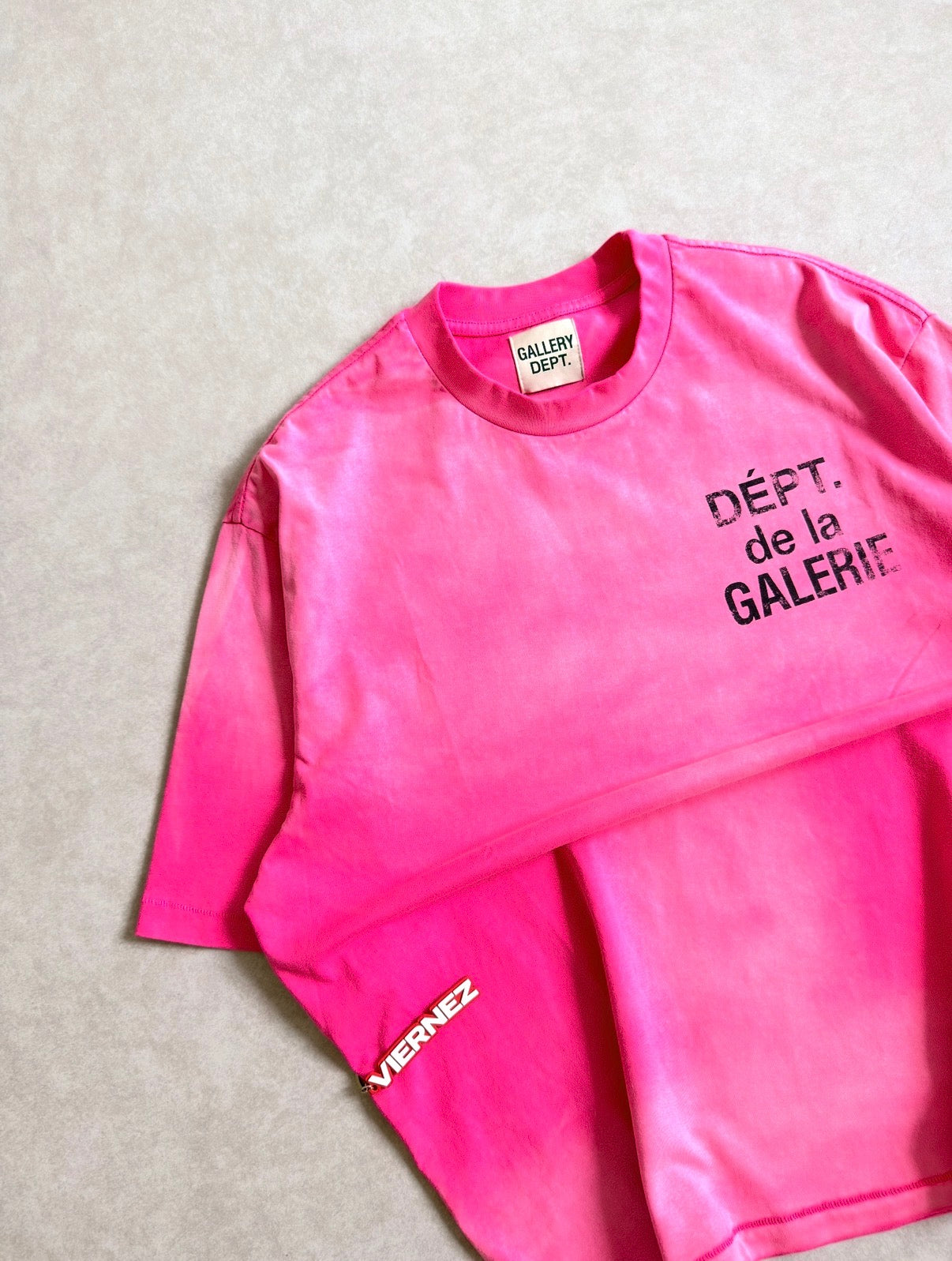 Gallery Dept. French Tee in Flo Pink