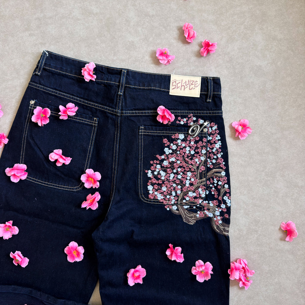 Derschutze Sakura Blossom Jeans