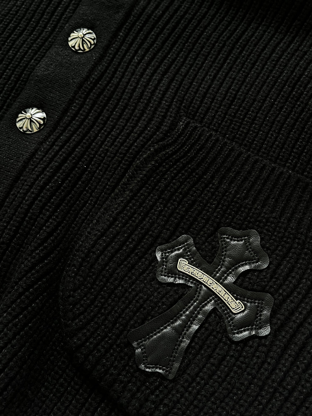 Chrome Hearts Cashmere Pocket Cardigan