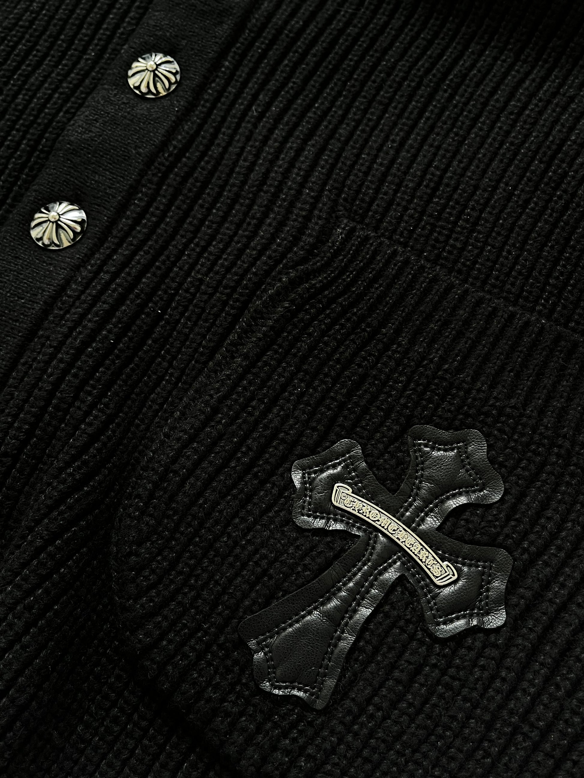 Chrome Hearts Cashmere Pocket Cardigan