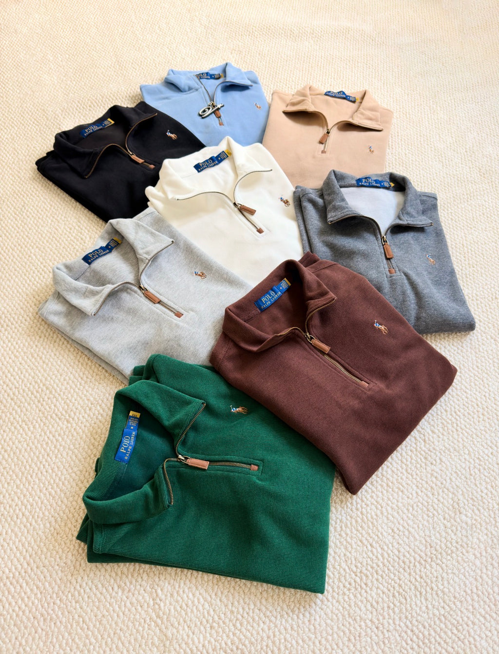 Ralph Lauren Half Zipped Jumper - New tones