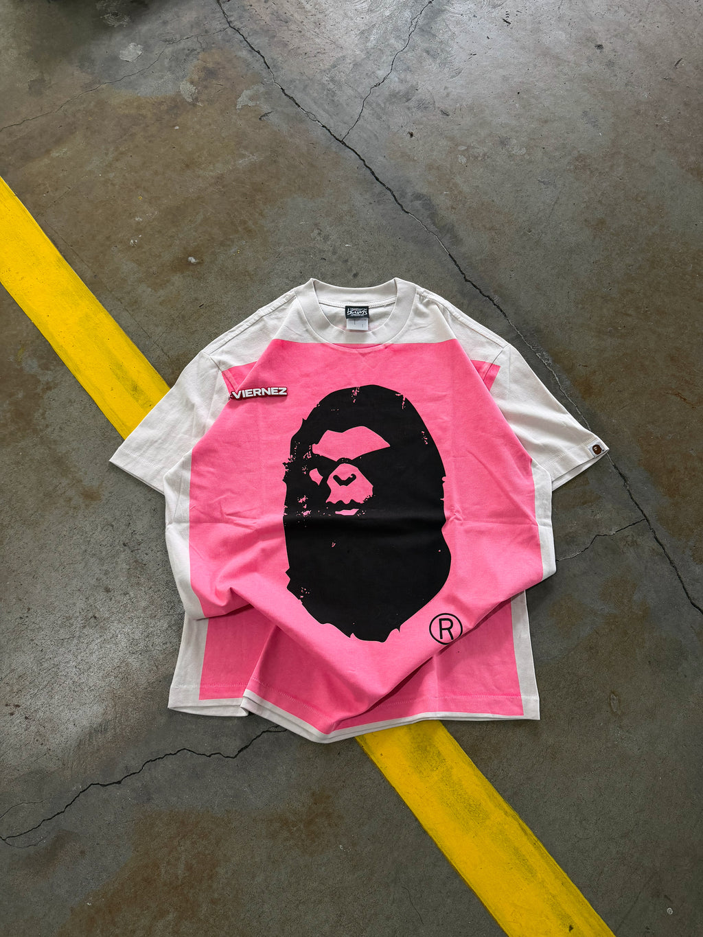 Bape X Saint MXXXXX "MADE FACE" tee