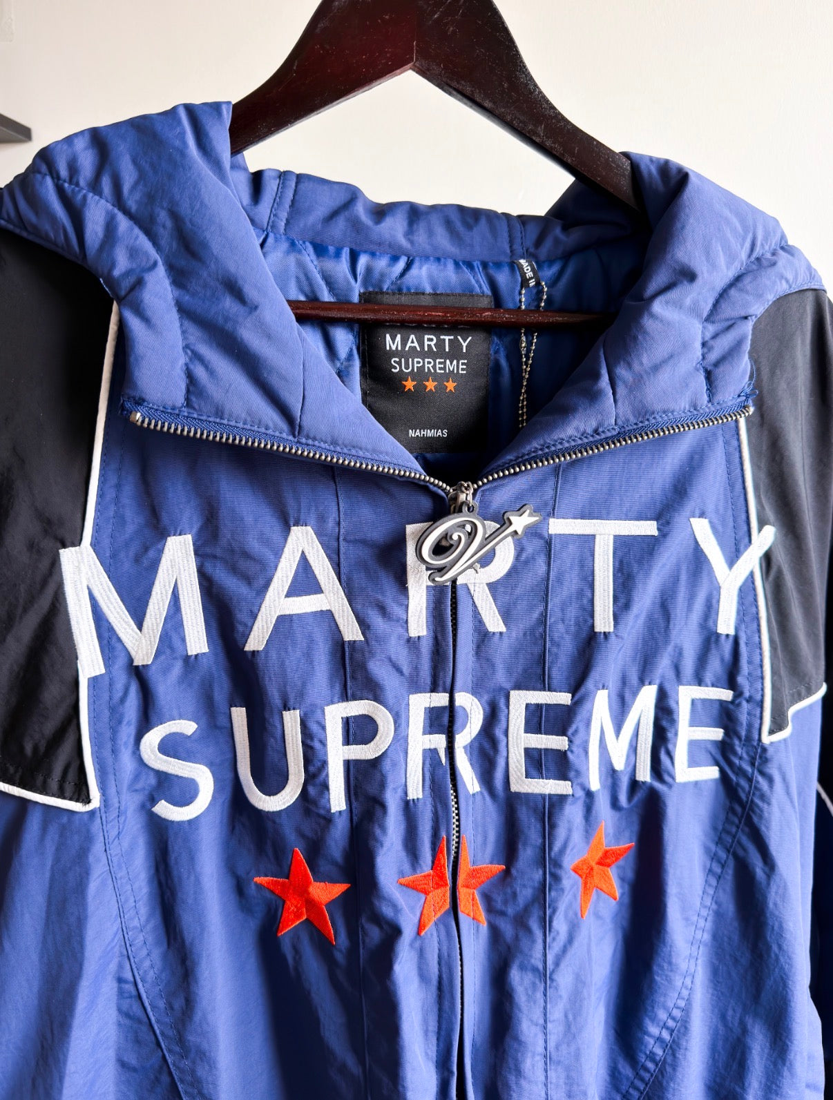 NAHMIAS x Marty Supreme Jacket Blue - MEDIUM (On hand)