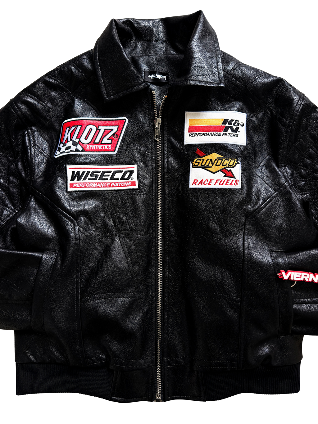 Black Supreme X Vanson Leathers Spider-Man Jacket