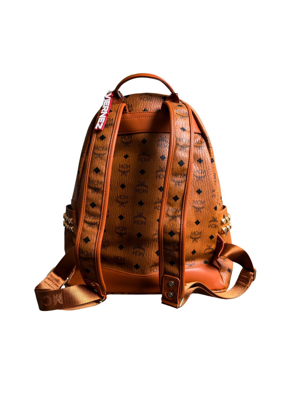 MCM Stark Side Studs Backpack in Visetos
