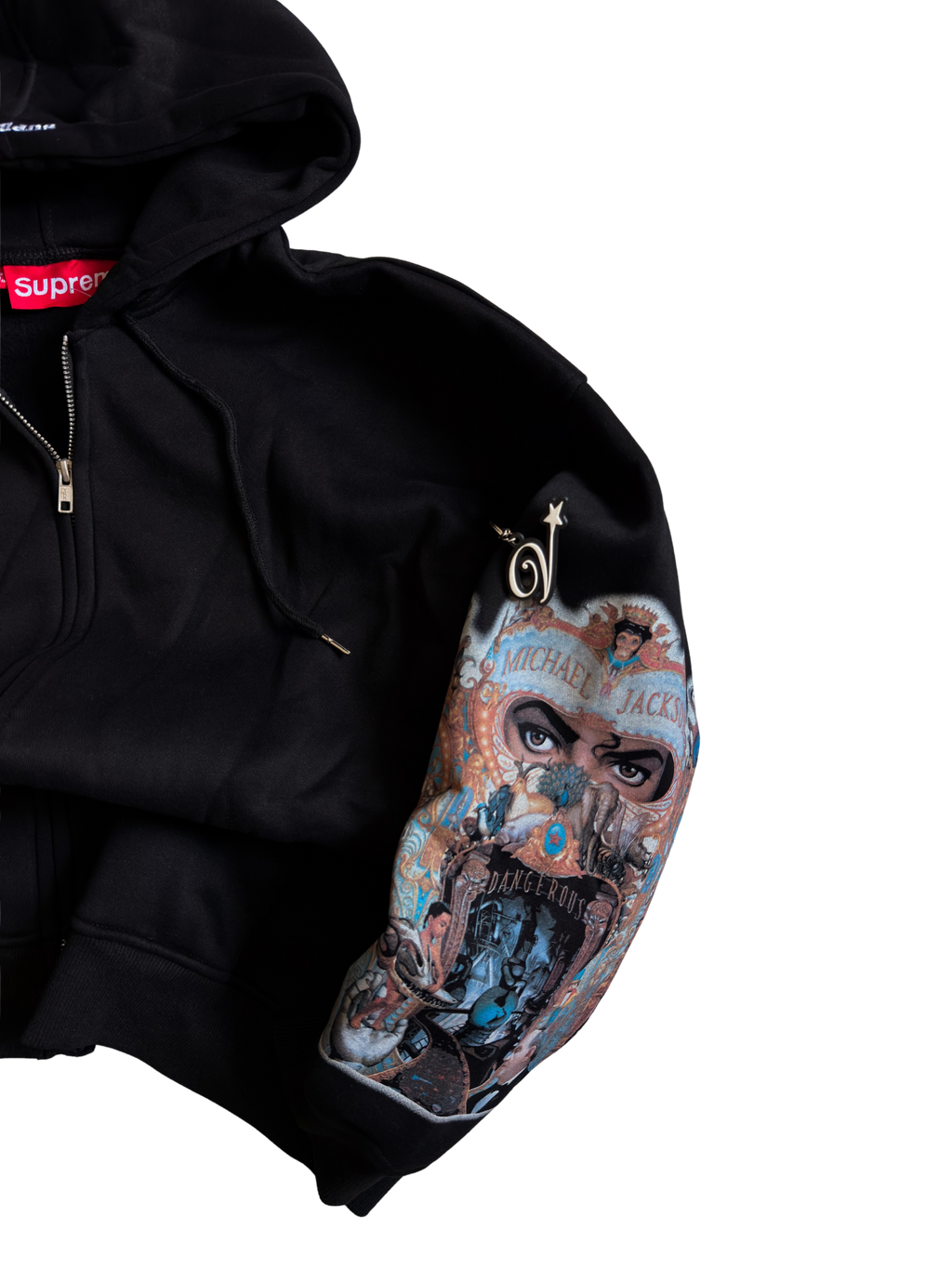 Supreme Michael Jackson Dangerous Zip Up Hoodie