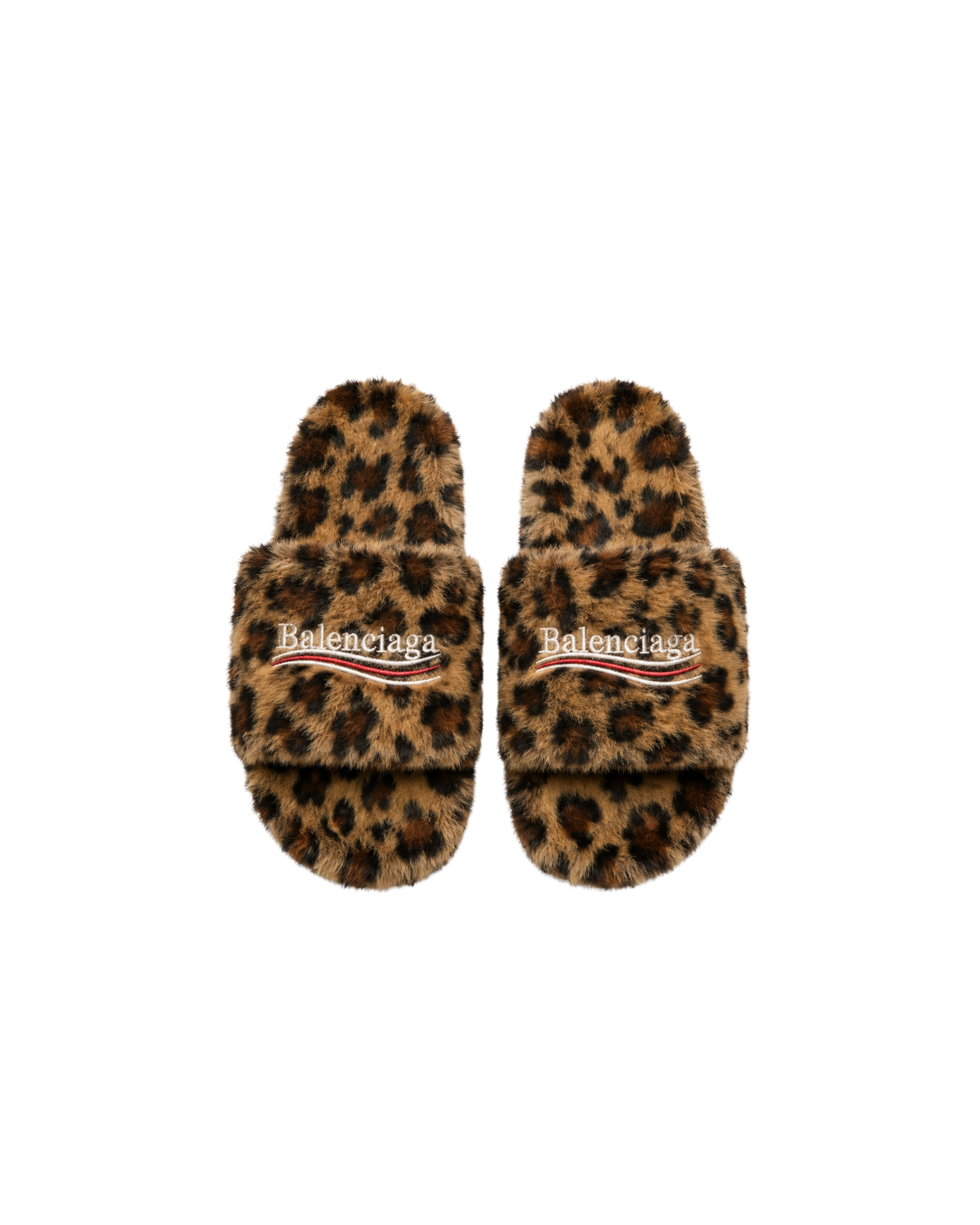 Balenciaga Fur Slides