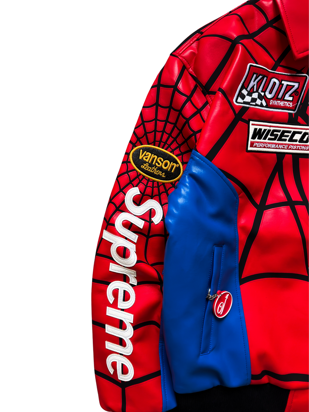 Supreme X Vanson Leathers Spider-Man Jacket