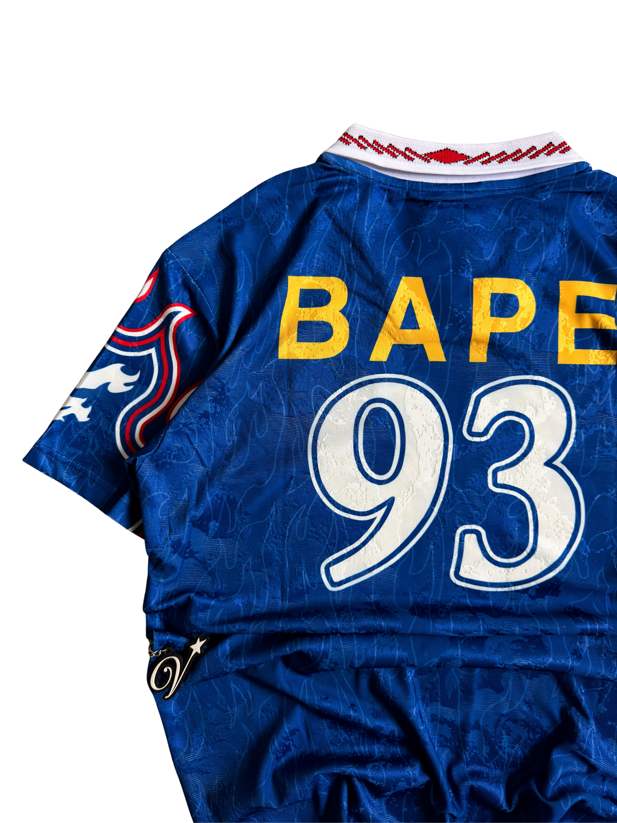 Adidas x BAPE SSL Flame Jersey in Japan Blue