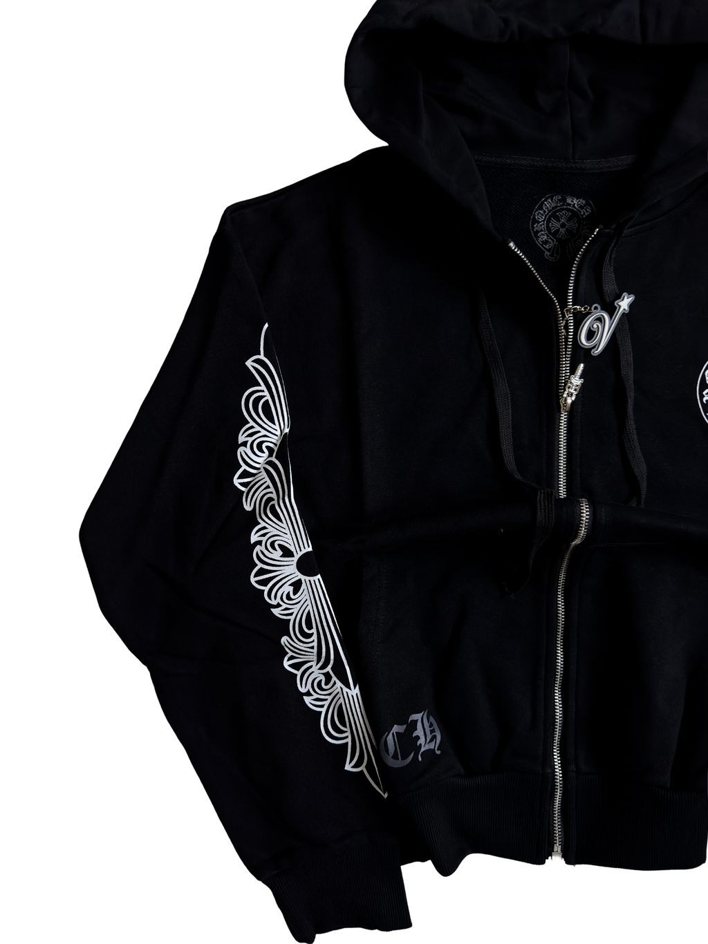 Chrome Hearts LA Exclusive horseshoe zip hoodie