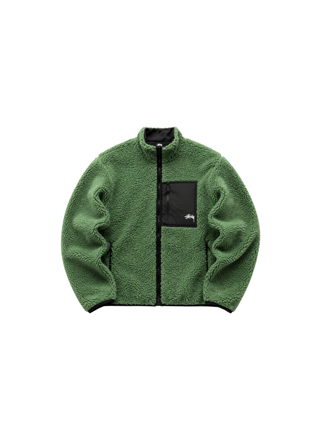 Stüssy sherpa fleece jacket