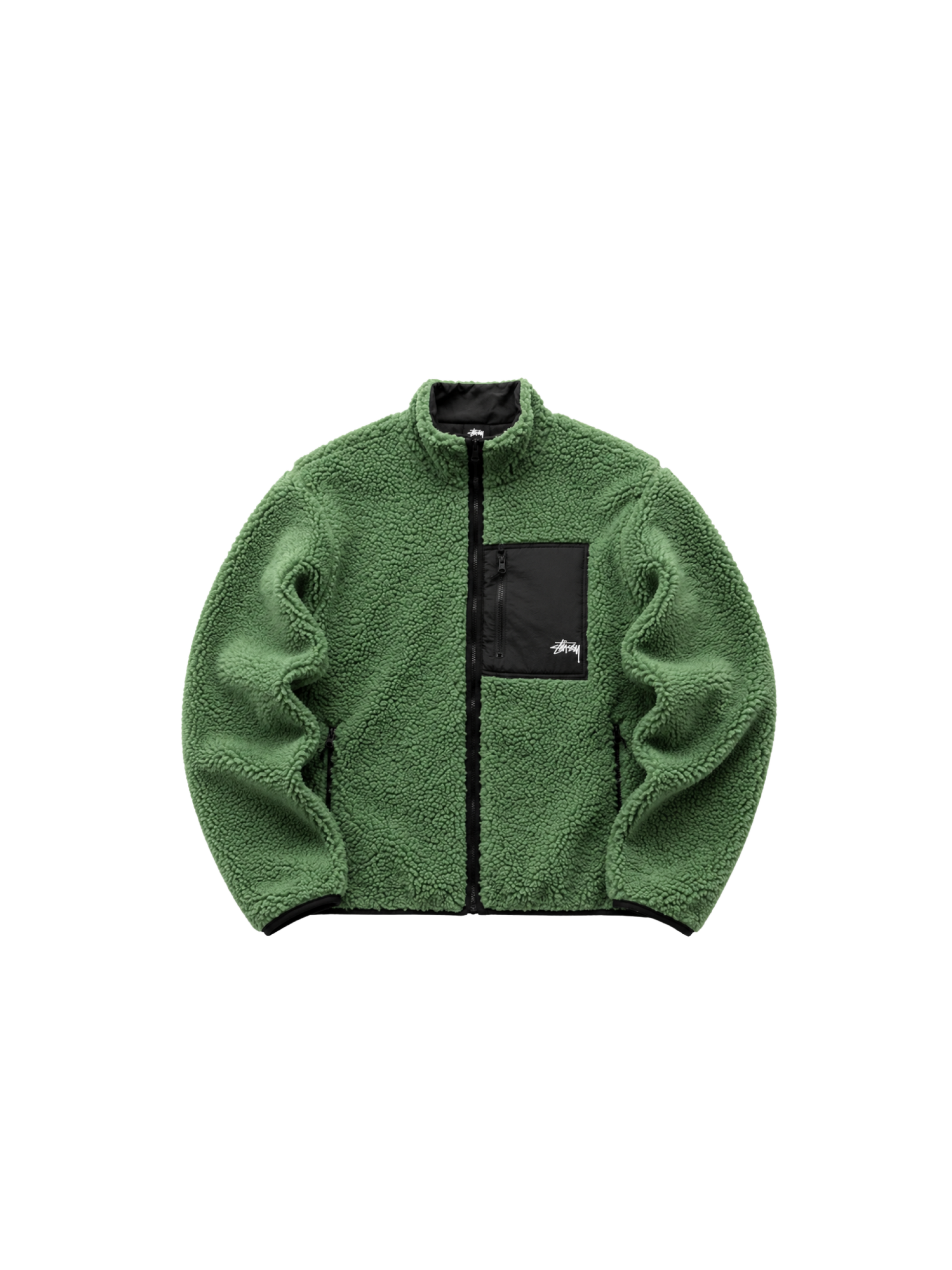 Stüssy sherpa fleece jacket