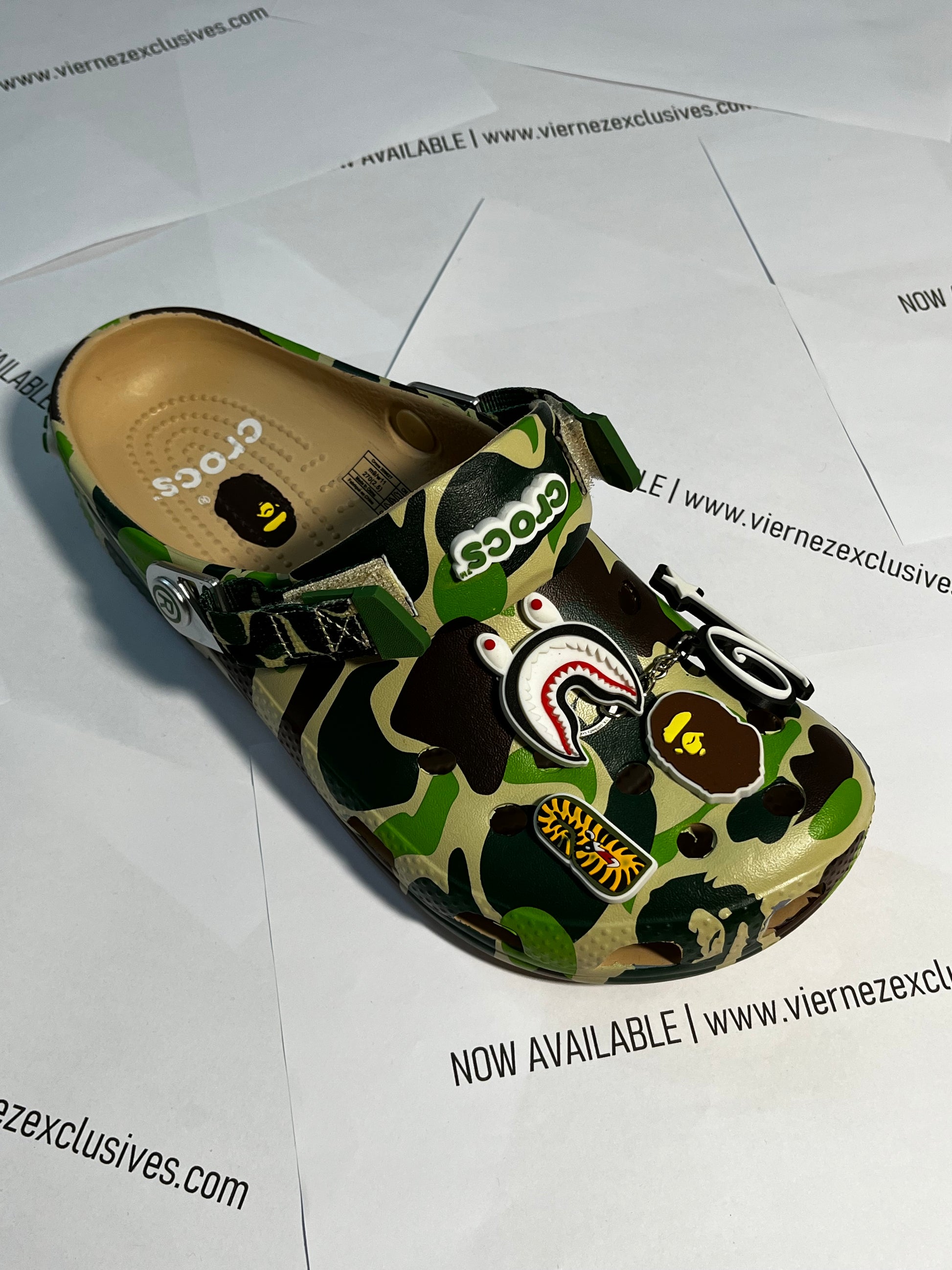 BAPE CROCS