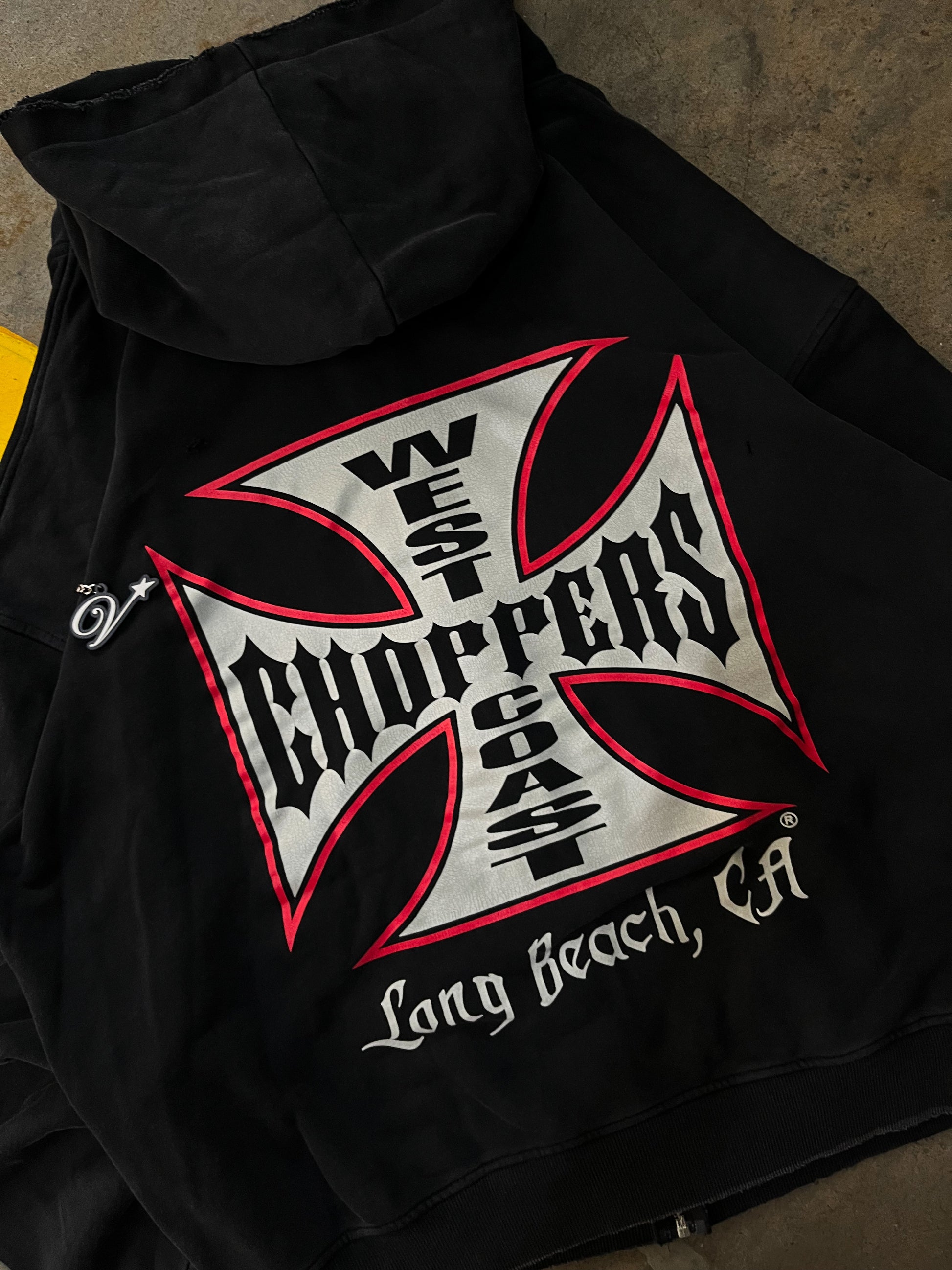 West Coast Choppers Distressed Hoodie