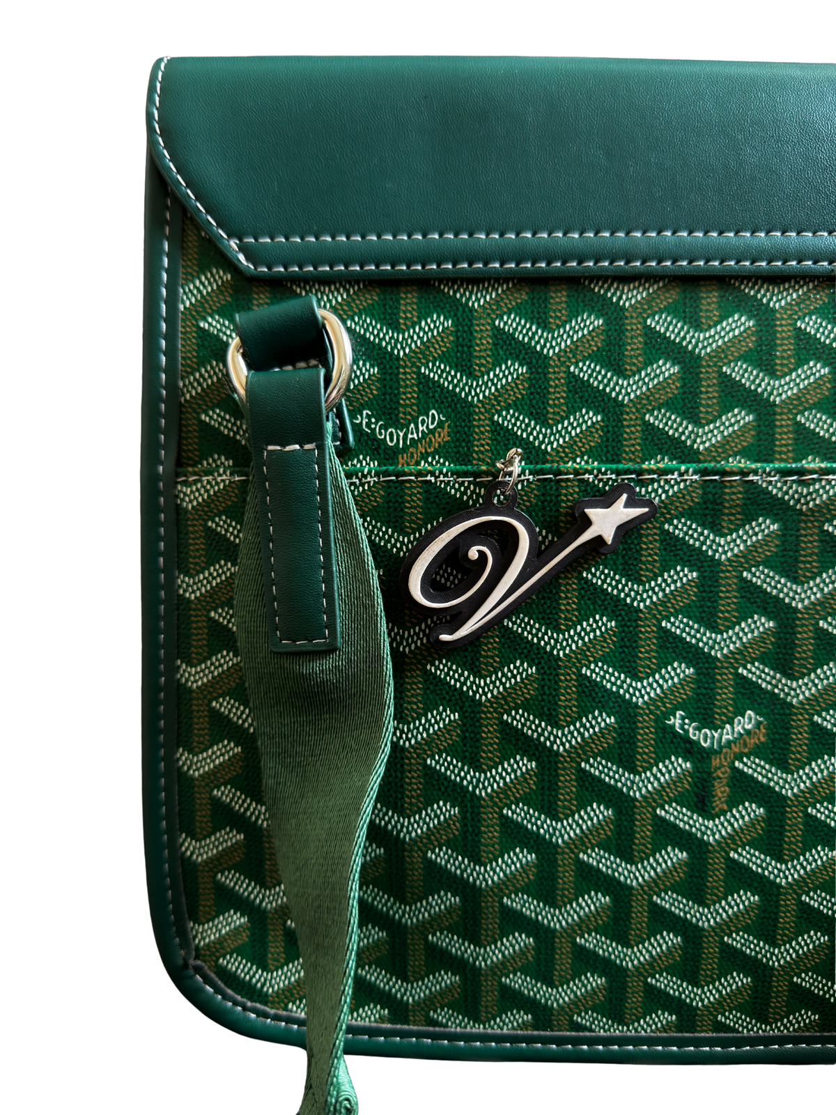 Goyard Coursier Messenger Bag in Green