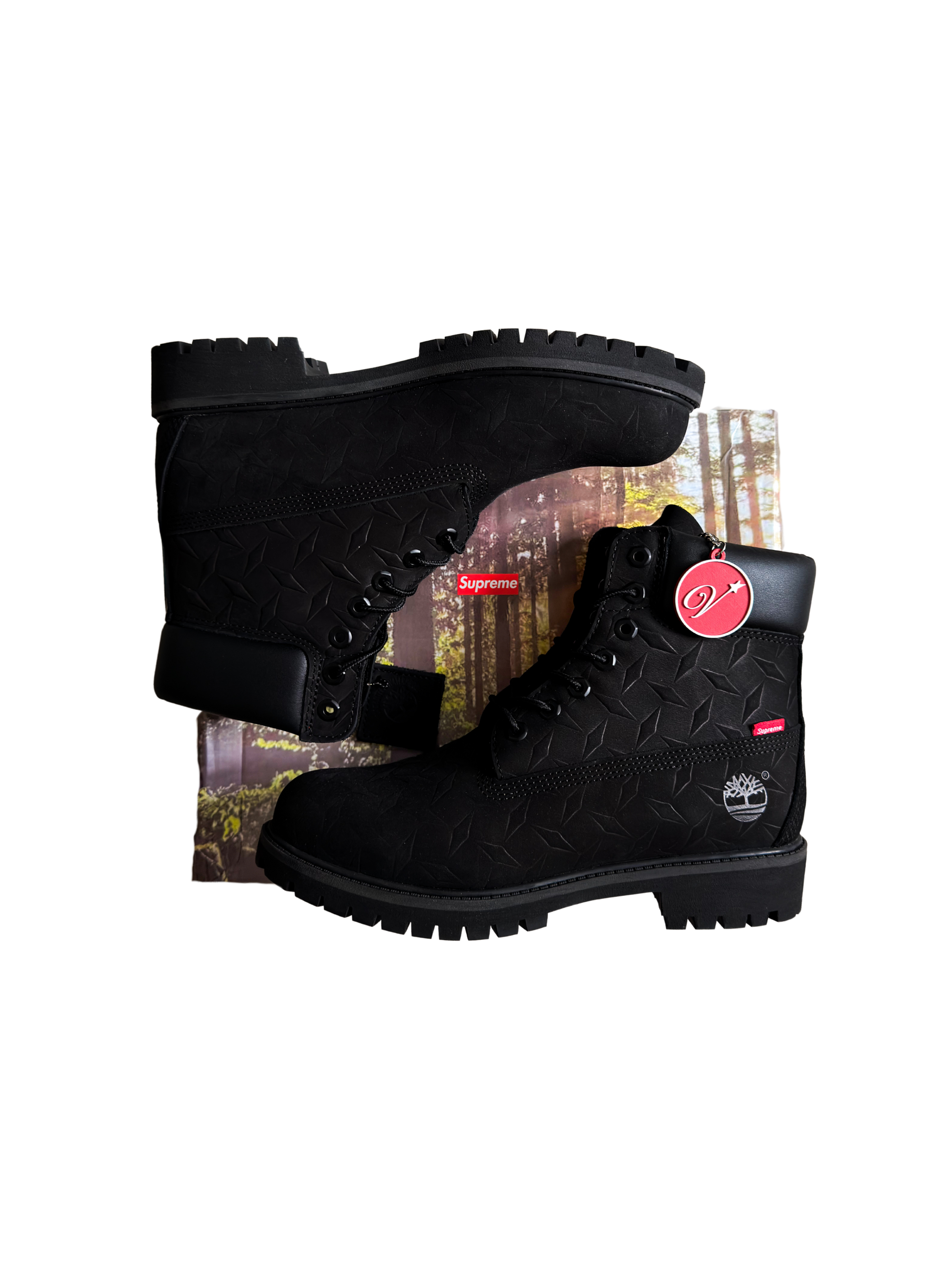 Supreme x Timberland Diamond Plate 6 Boots