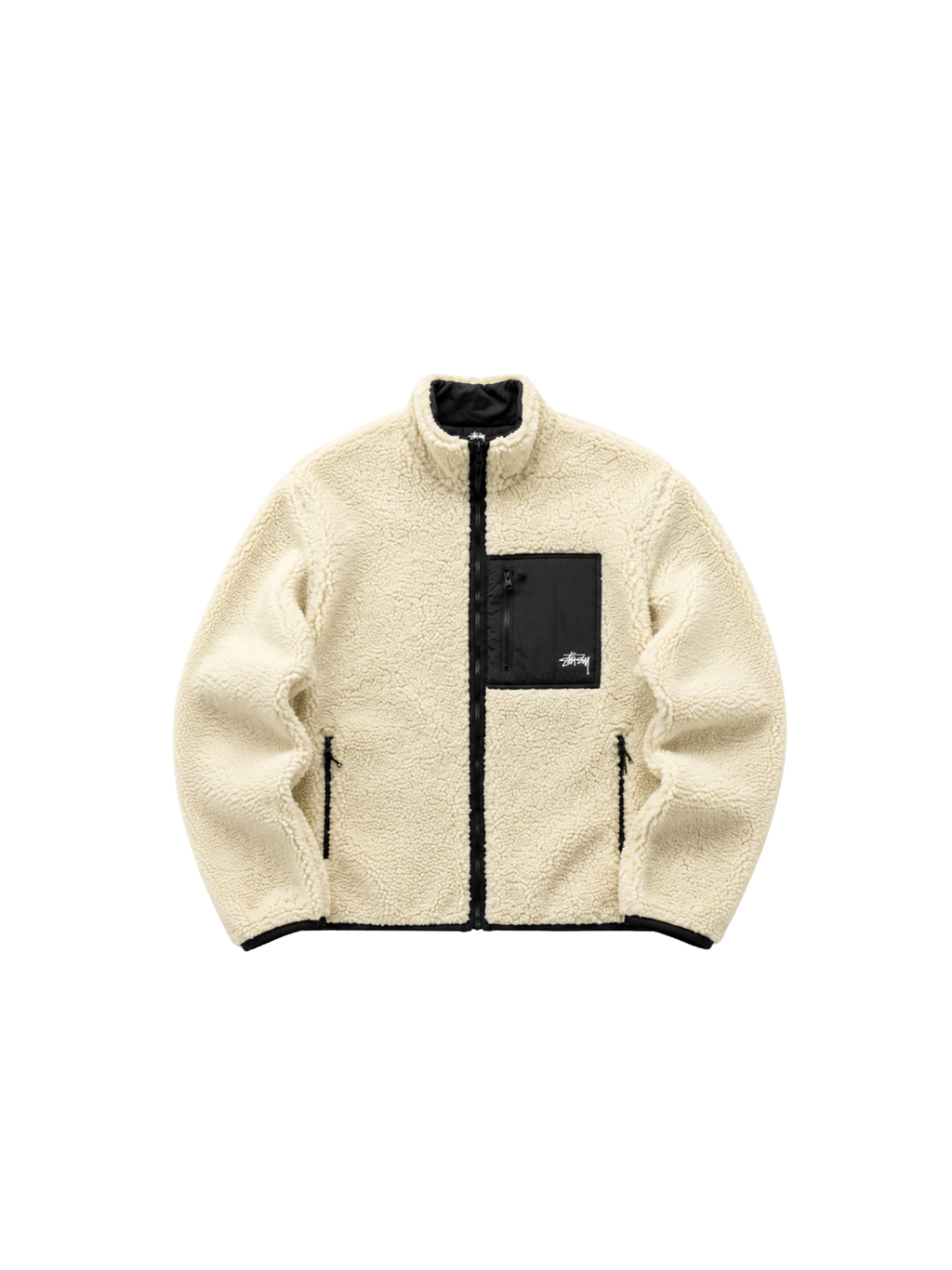 Stüssy sherpa fleece jacket