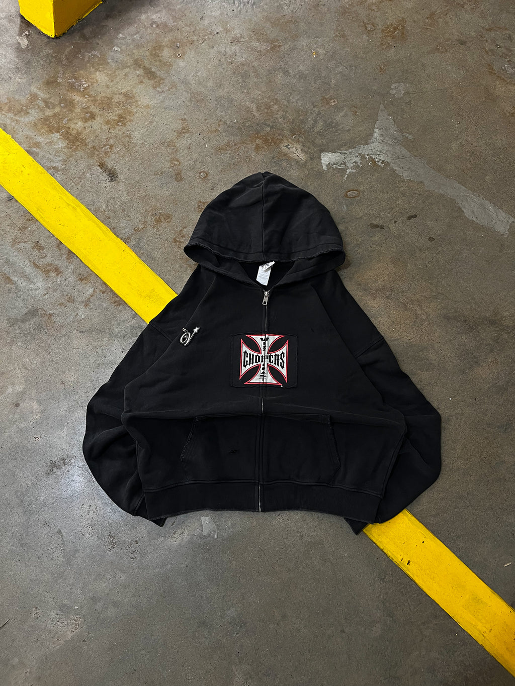 West Coast Choppers Distressed Hoodie
